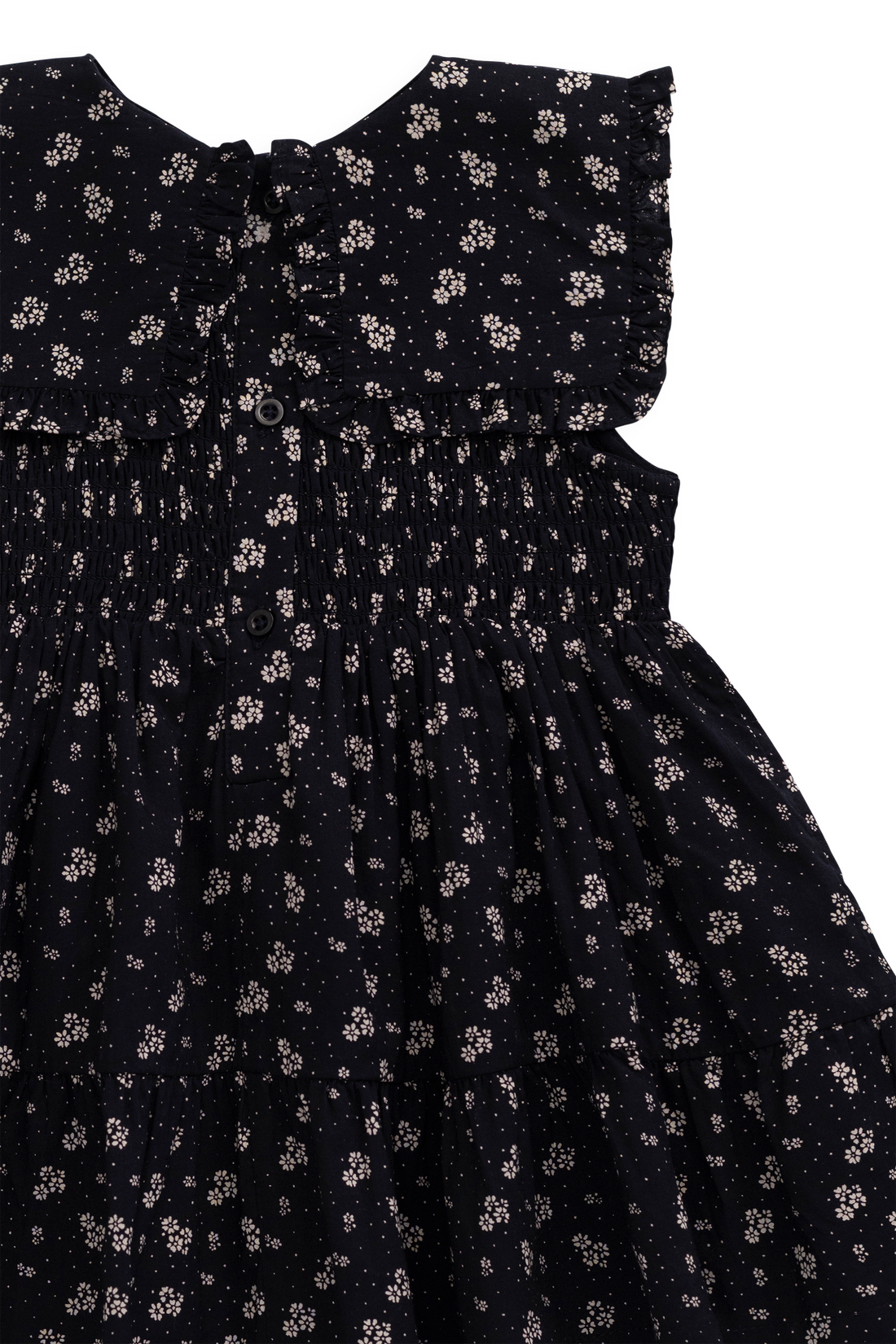 Organic Cotton Christabel Dress - Maisie Navy Childrens Dress from Jamie Kay Australia