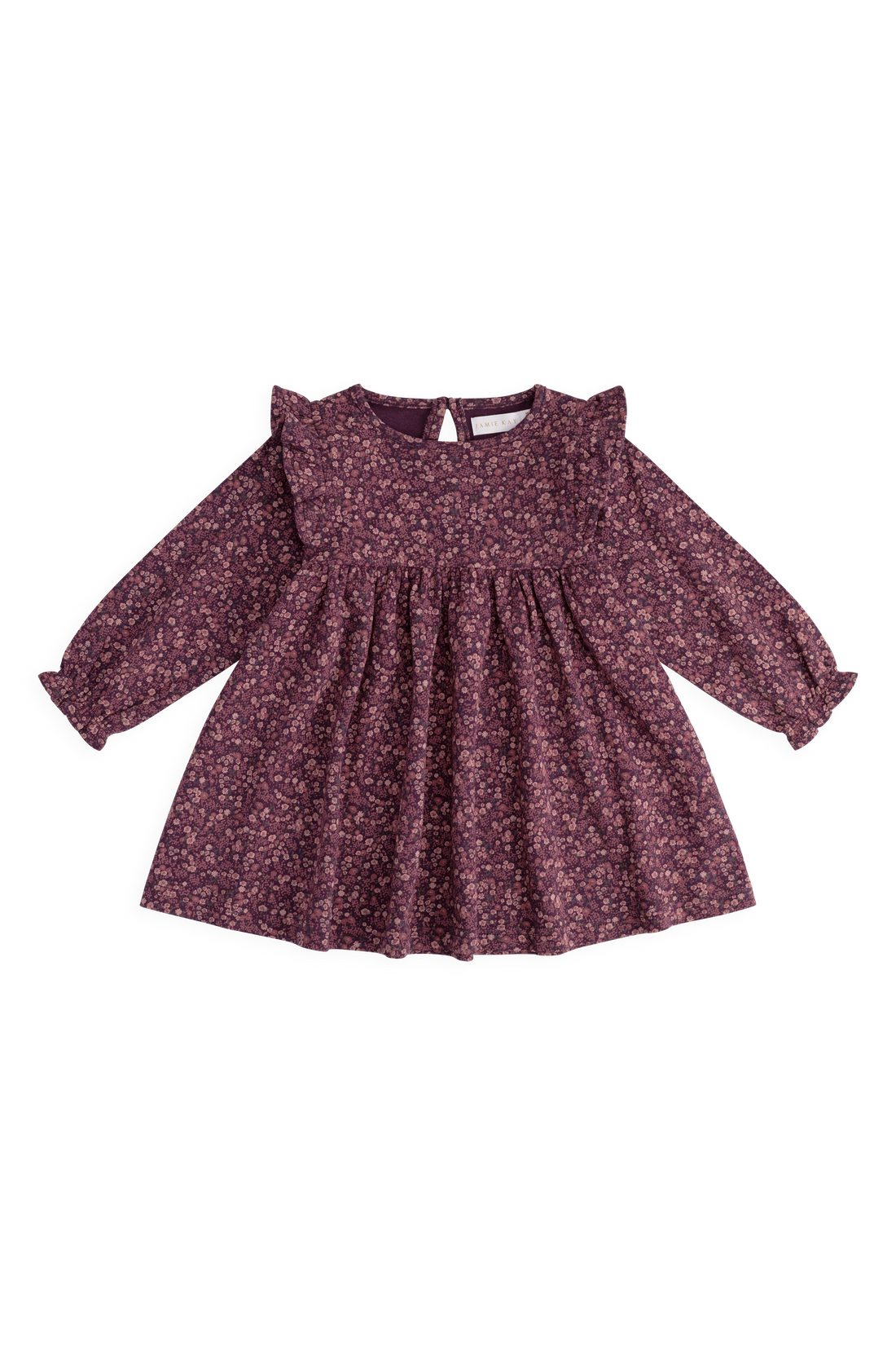 Organic Cotton Frankie Dress - Fig Floral Childrens Dress from Jamie Kay Australia