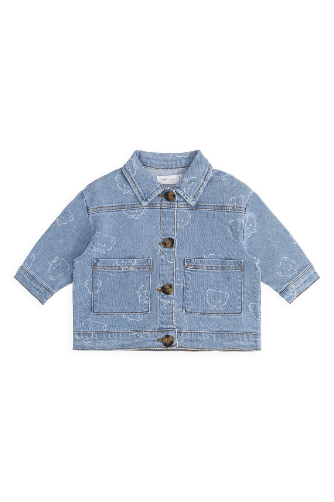 Axel Jacket - Bowie Bear Denim Childrens Jacket from Jamie Kay Australia
