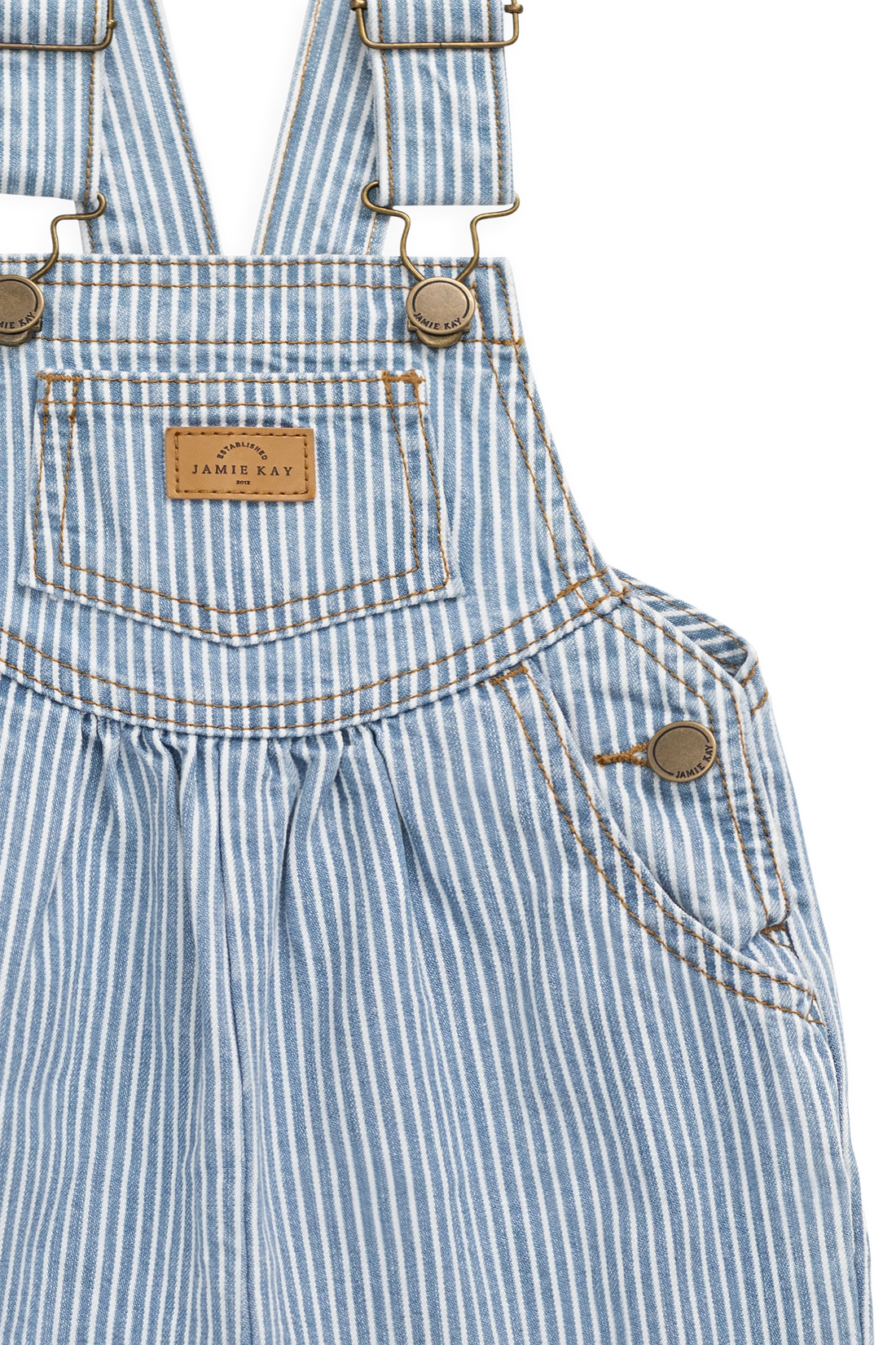 Cecil Overall - Holiday Stripe Childrens Overall from Jamie Kay Australia