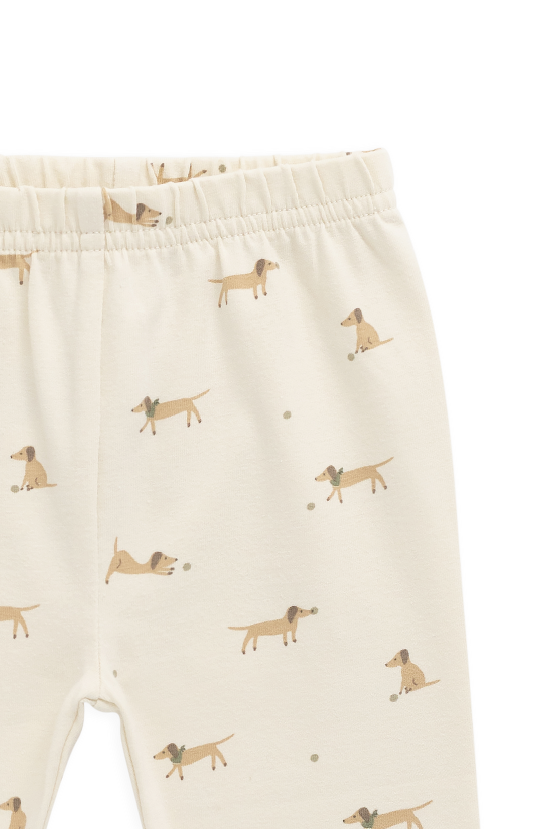 Organic Cotton Everyday Legging - Play Ball Cassava Childrens Legging from Jamie Kay Australia
