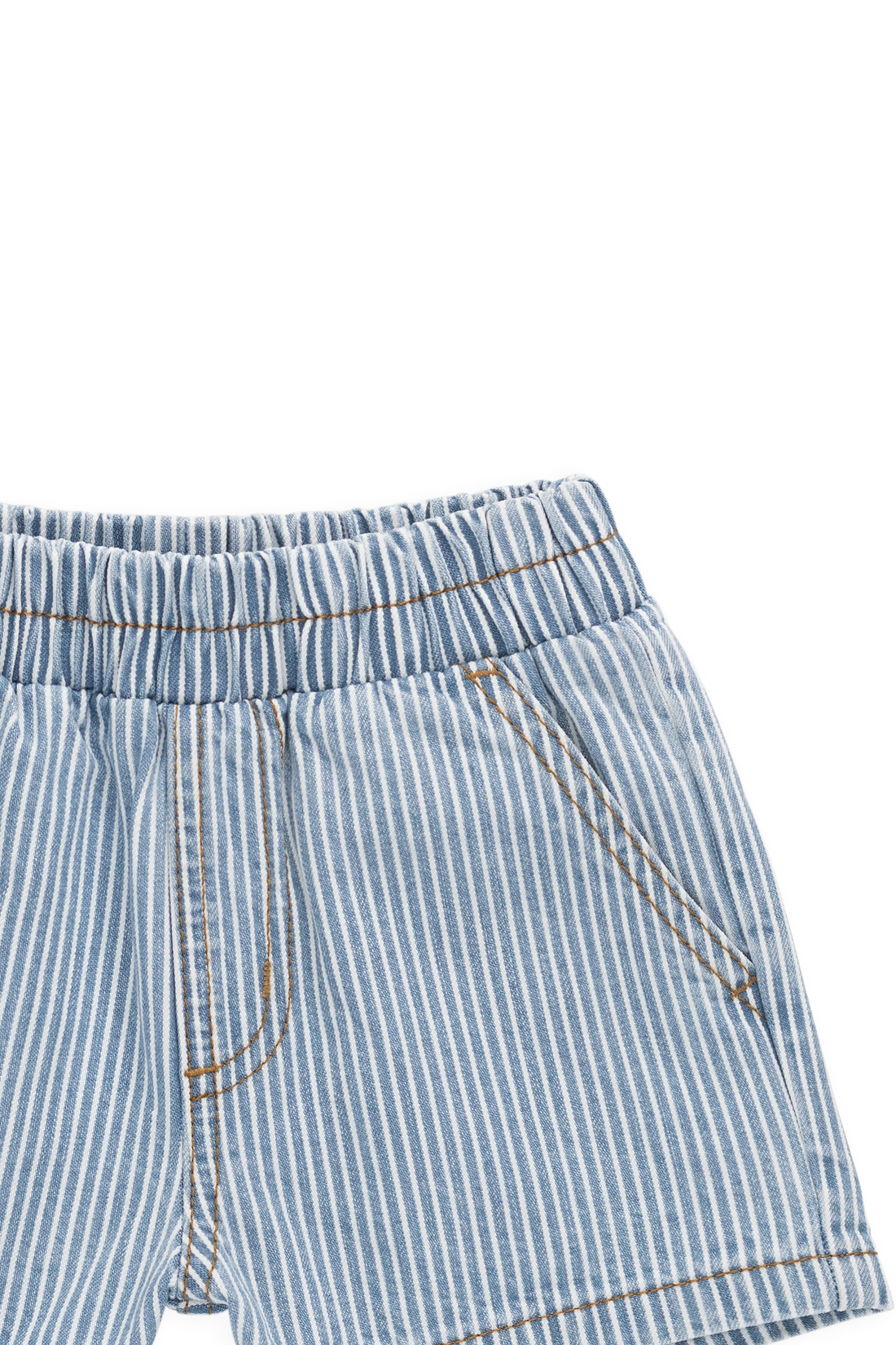 Reid Denim Short - Holiday Stripe Childrens Shorts from Jamie Kay Australia