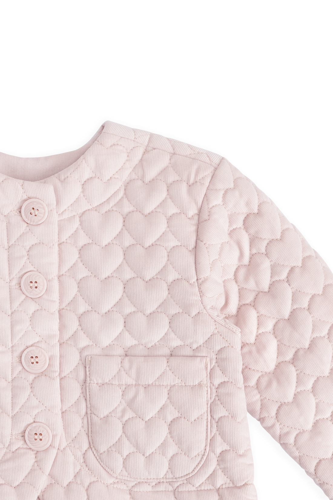 Elara Pincord Jacket - Soft Misty Rose Childrens Jacket from Jamie Kay Australia