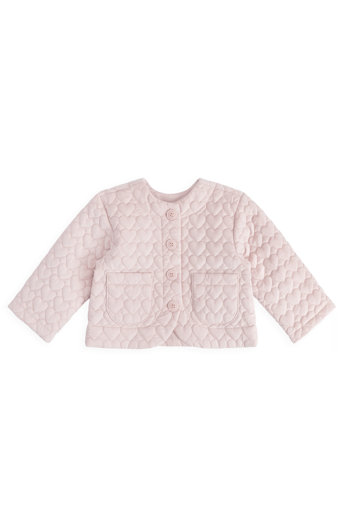 Elara Pincord Jacket - Soft Misty Rose Childrens Jacket from Jamie Kay Australia