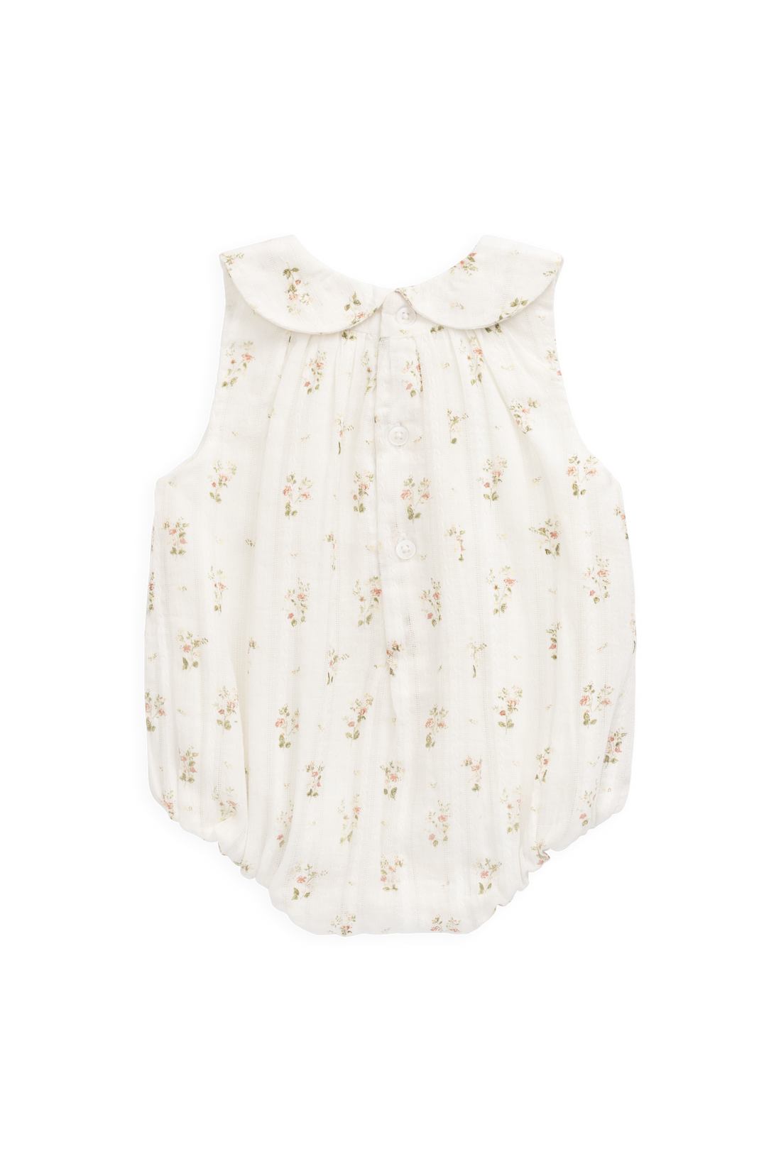 Organic Cotton Brynlee Playsuit - Josepha Egret Childrens Playsuit from Jamie Kay Australia
