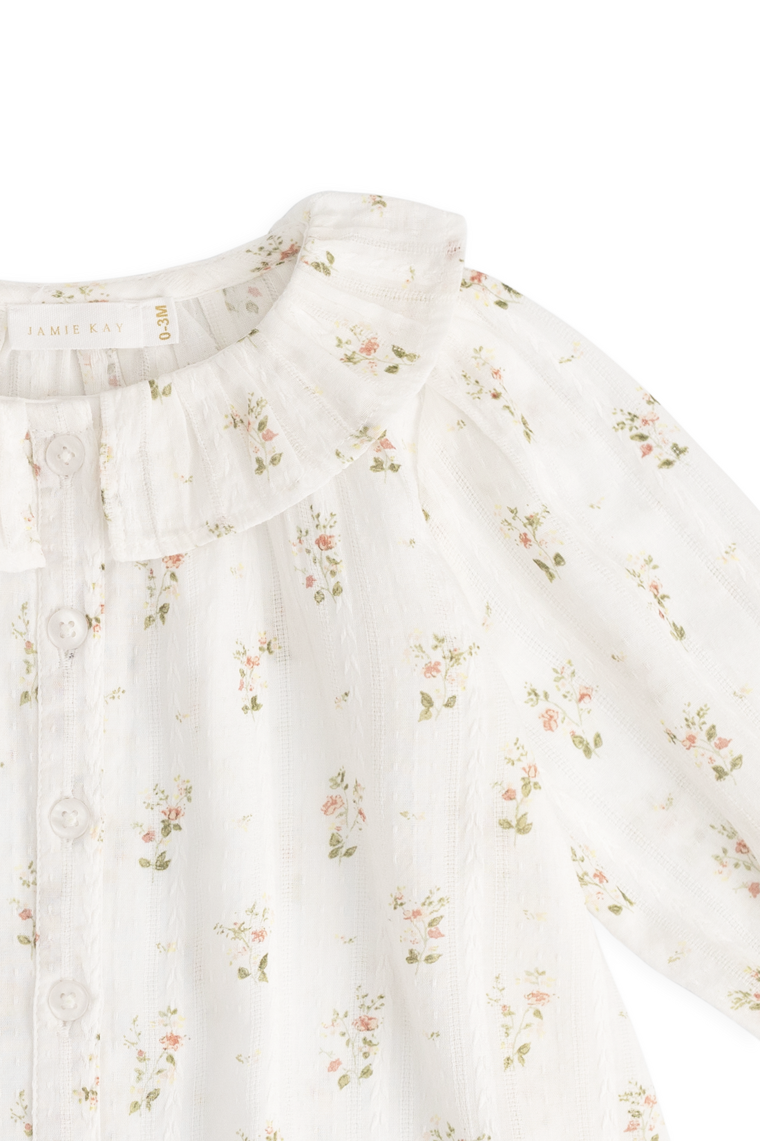 Organic Cotton Brynlee Top - Josepha Egret Childrens Top from Jamie Kay Australia