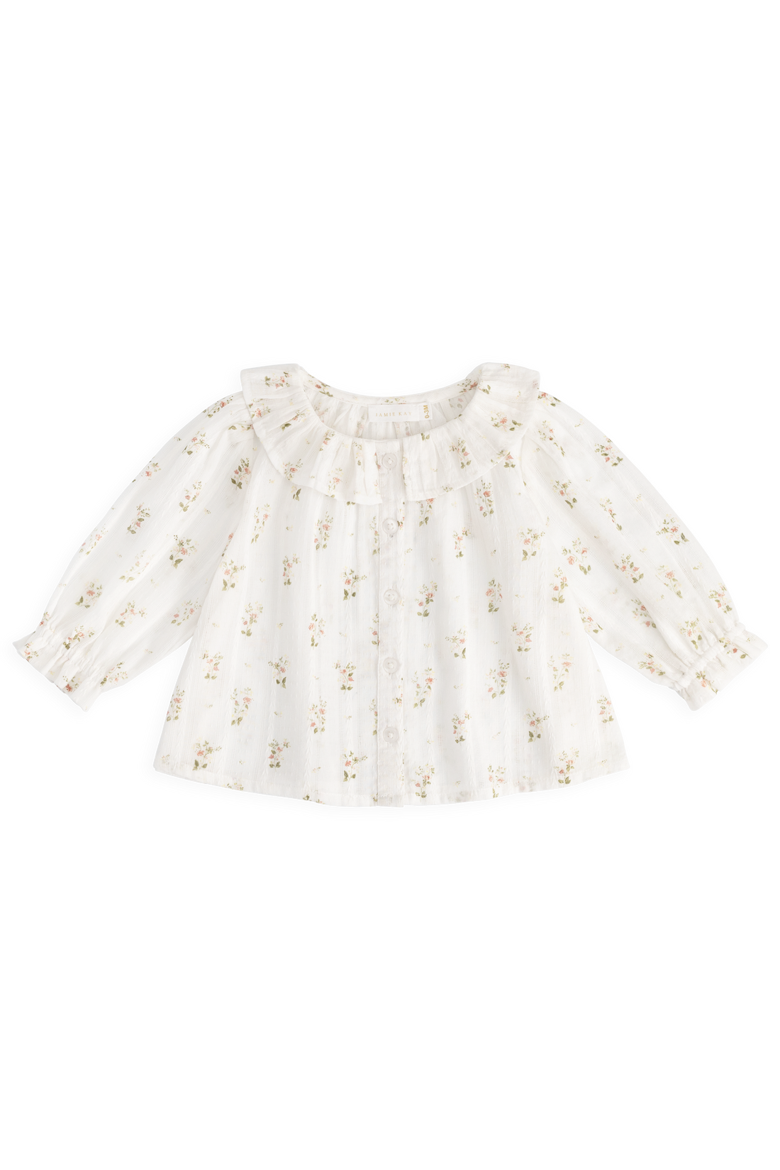 Organic Cotton Brynlee Top - Josepha Egret Childrens Top from Jamie Kay Australia