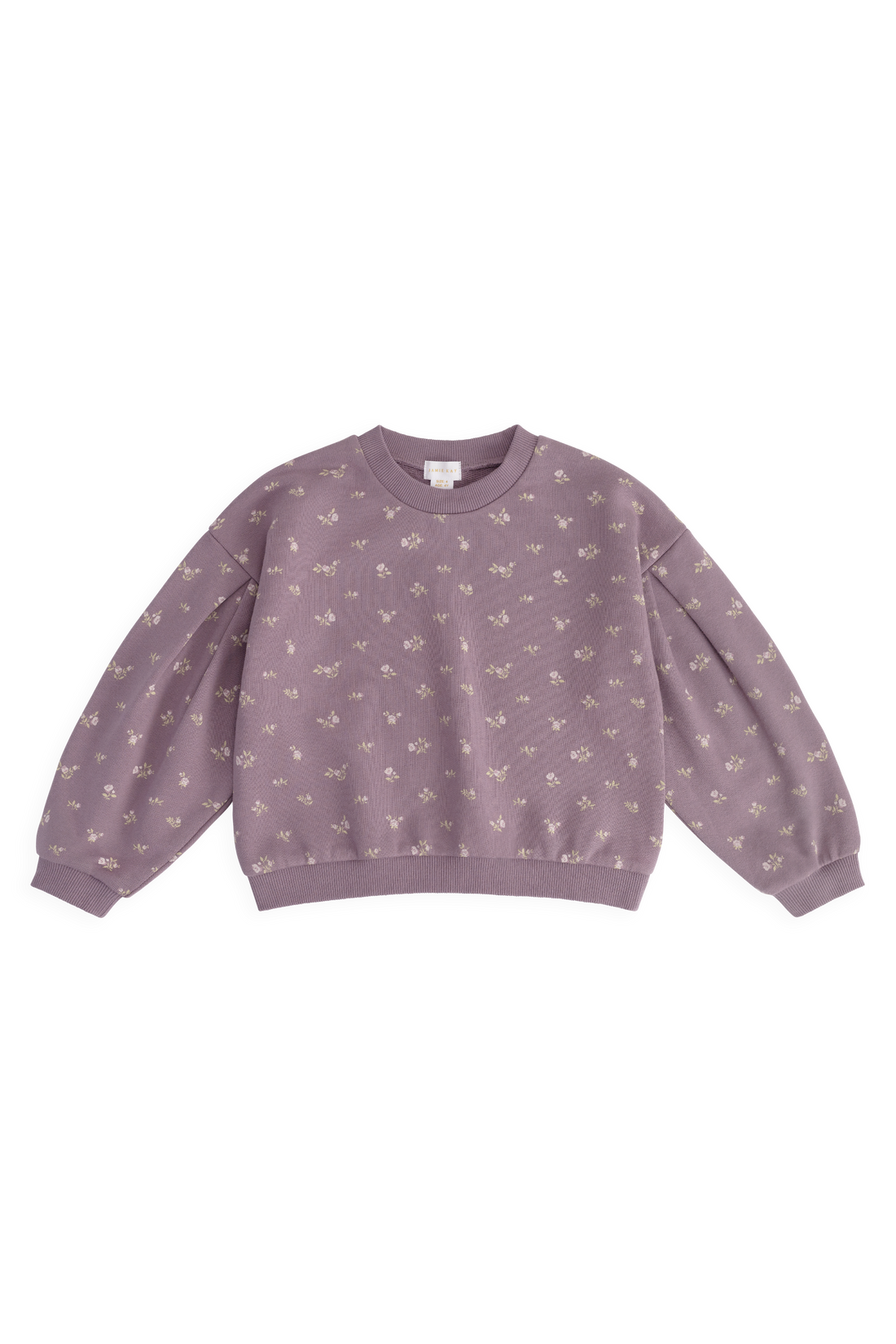 Organic Cotton Elara Sweatshirt - Isla Plum Childrens Sweatshirting from Jamie Kay Australia