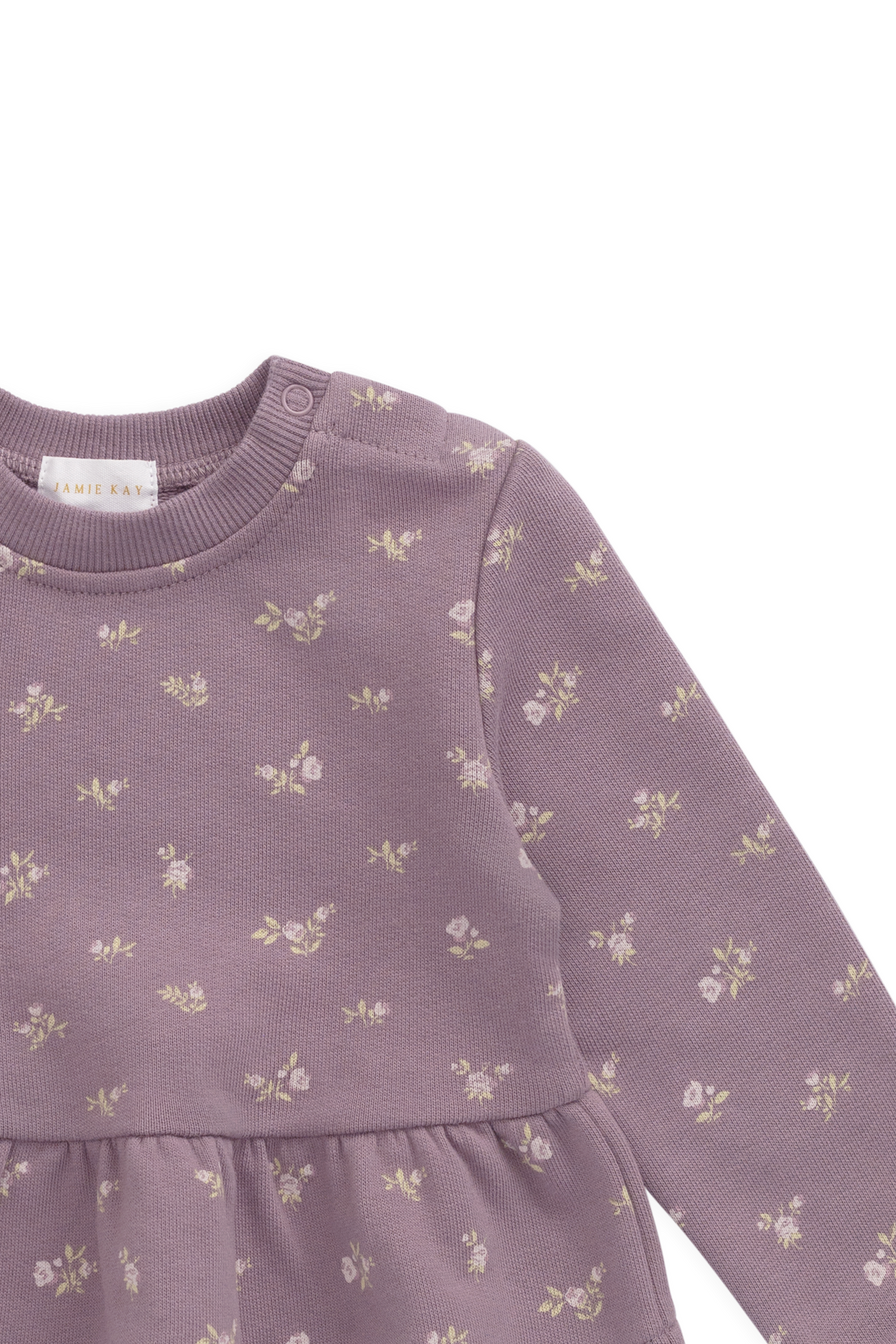 Organic Cotton Emiko Sweatshirt - Isla Plum Childrens Sweatshirting from Jamie Kay Australia