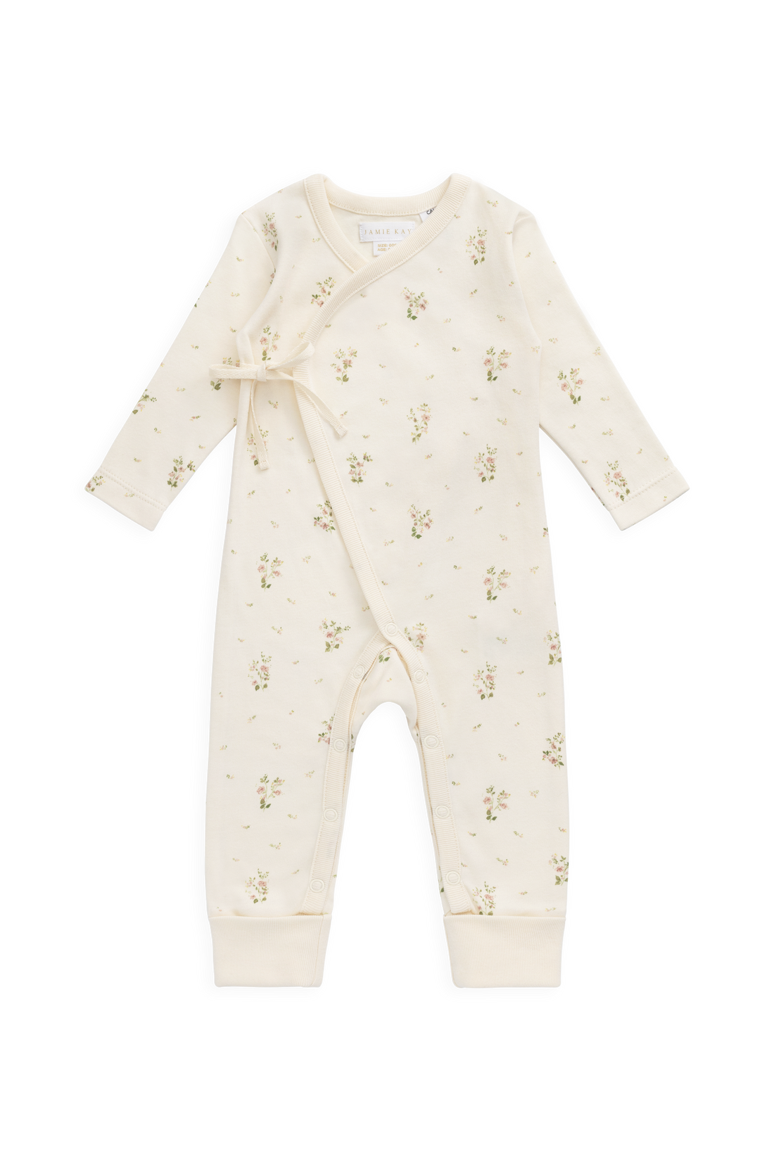 Organic Cotton Estelle Onepiece - Josepha Egret Small Childrens Onepiece from Jamie Kay Australia