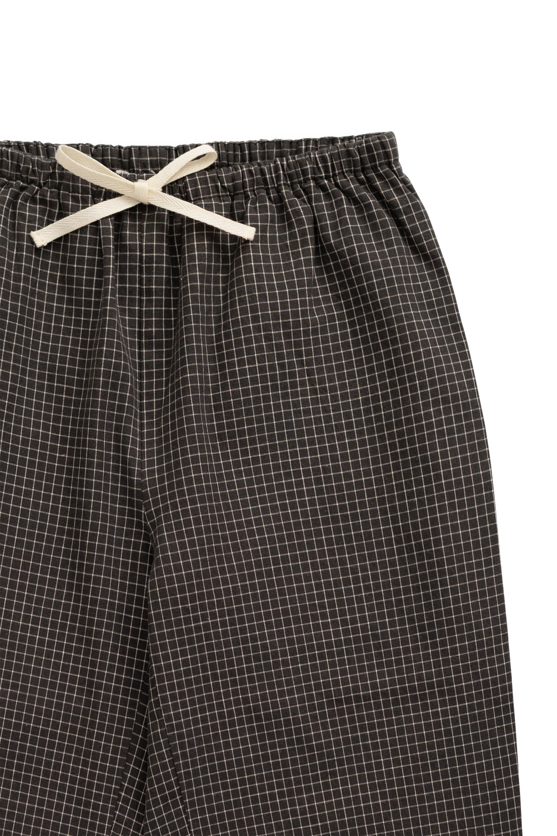 Organic Cotton Kenji Pant - Basalt Grid Childrens Pant from Jamie Kay Australia