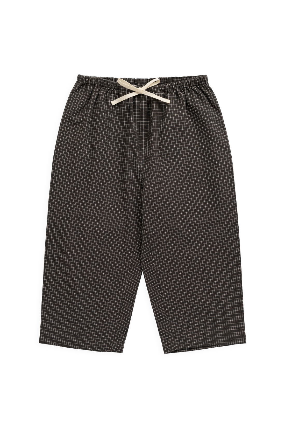 Organic Cotton Kenji Pant - Basalt Grid Childrens Pant from Jamie Kay Australia