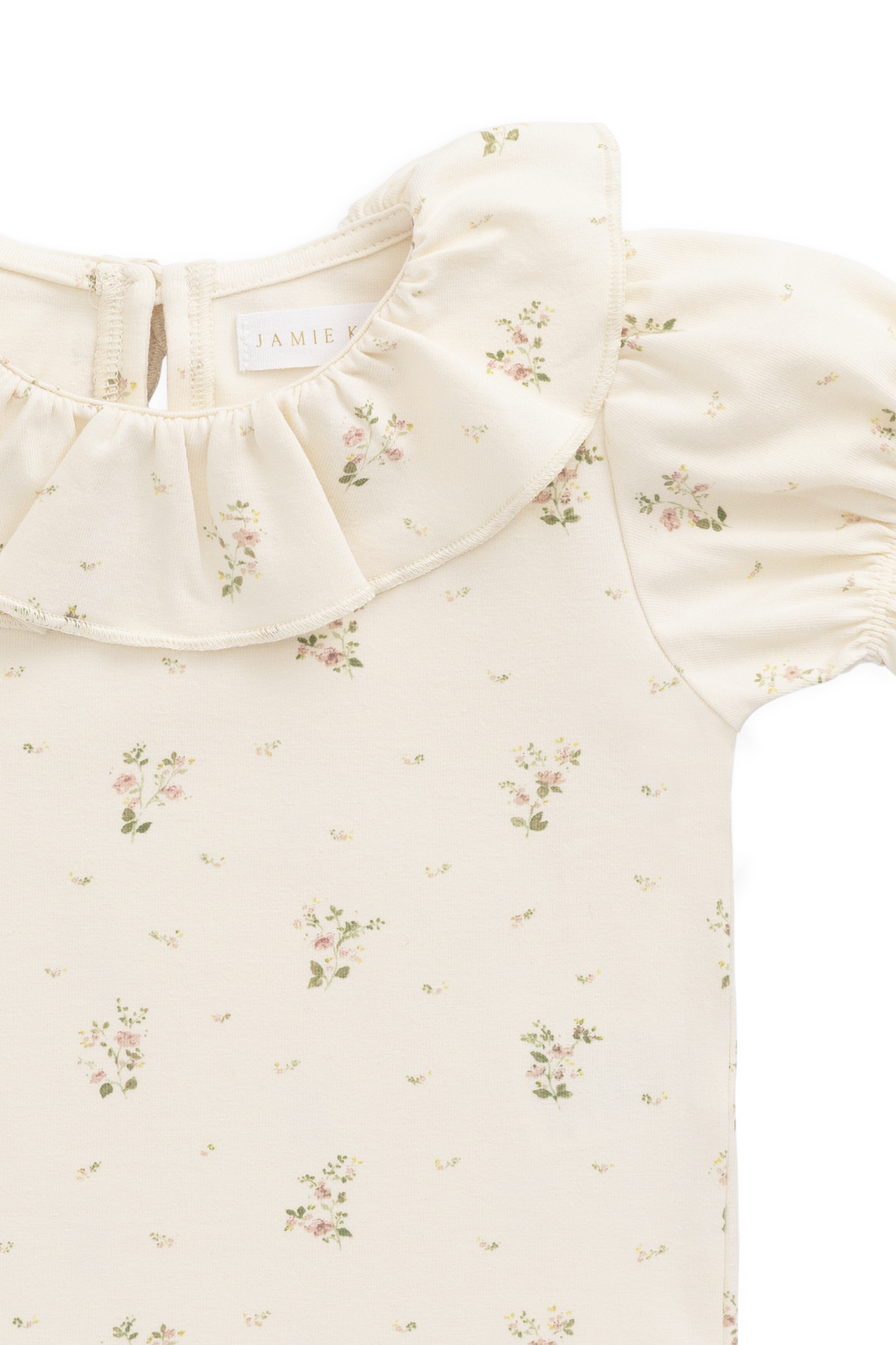 Organic Cotton Marlene Top - Josepha Egret Small Childrens Top from Jamie Kay Australia