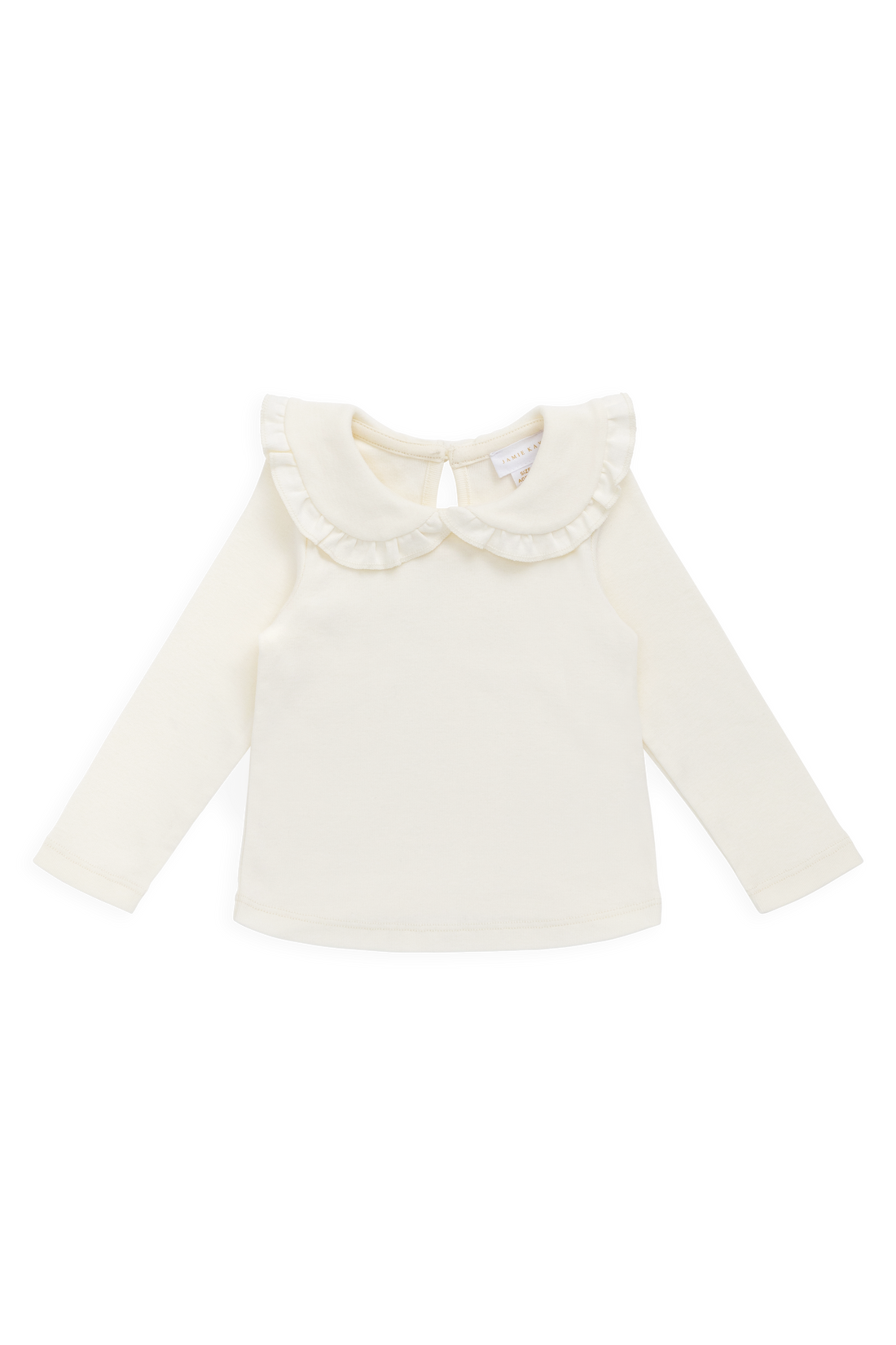Organic Cotton Rib Adelaide Top - Parchment Childrens Top from Jamie Kay Australia