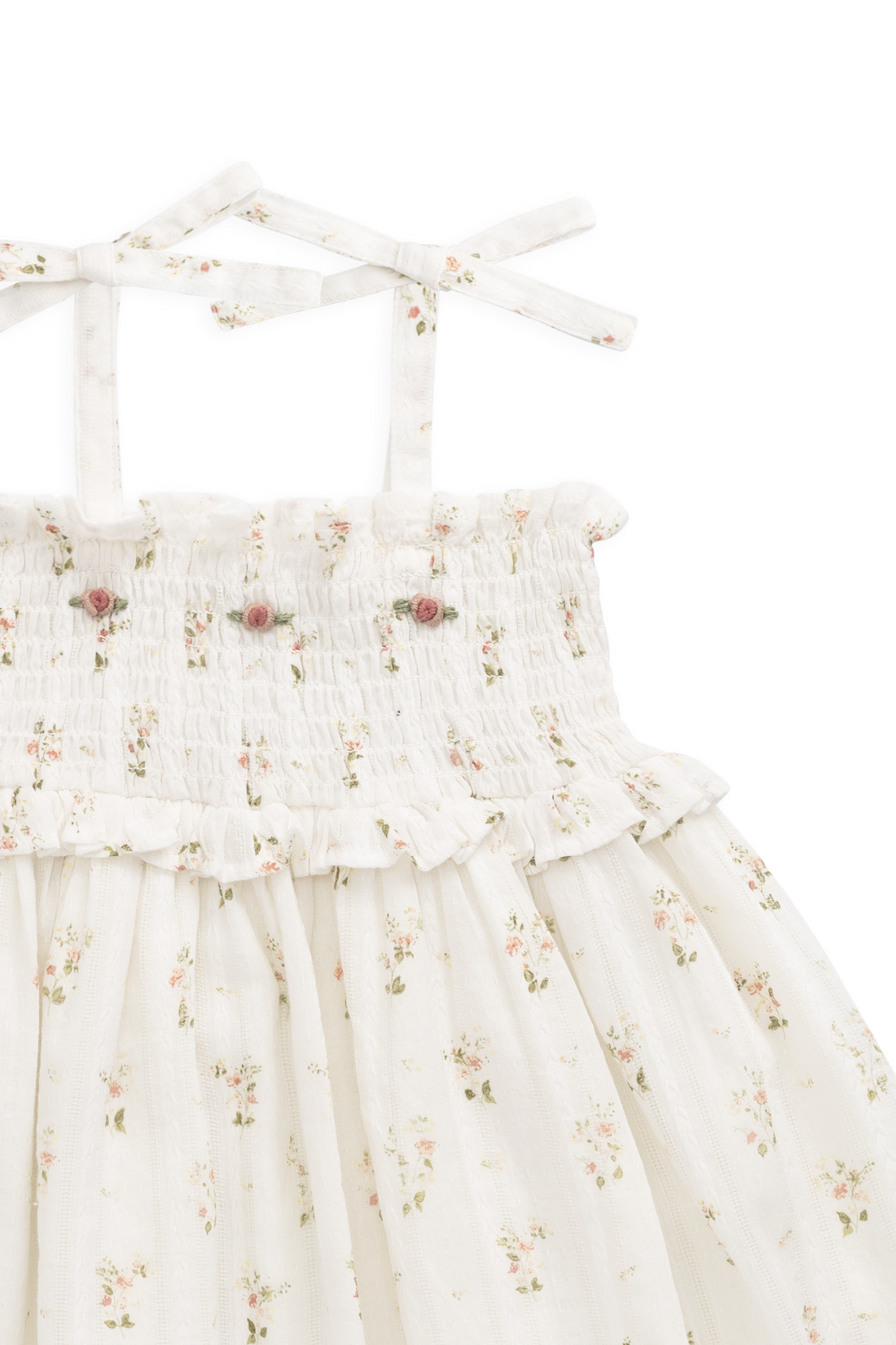 Organic Cotton Saylor Dress - Josepha Egret Childrens Dress from Jamie Kay Australia