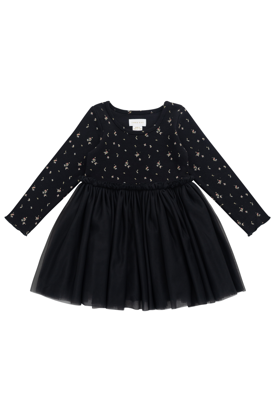 Anna Tulle Dress - Dina Ebony Childrens Dress from Jamie Kay Australia