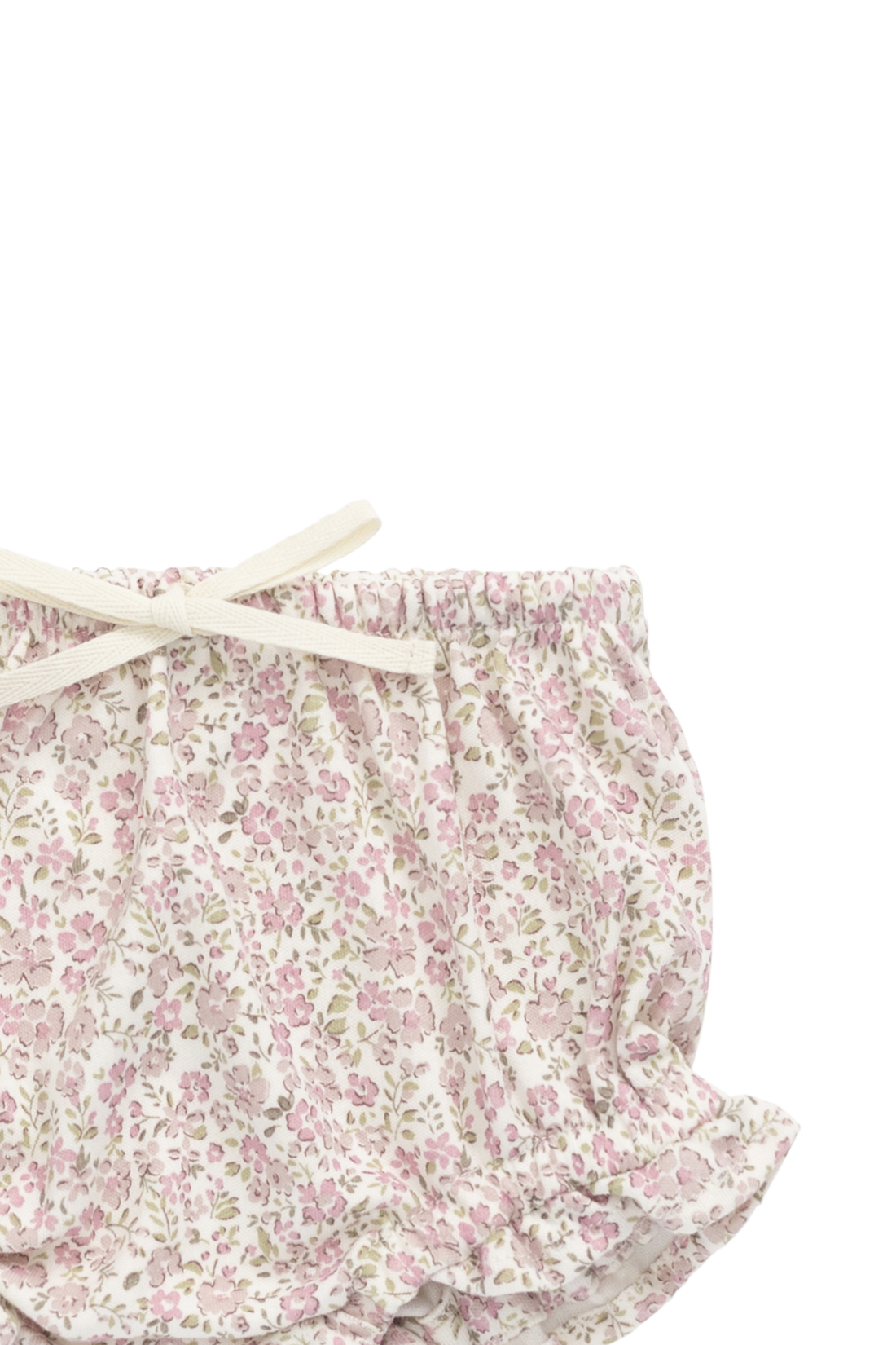 Organic Cotton Frill Bloomer - Tully Mauve Childrens Bloomer from Jamie Kay Australia