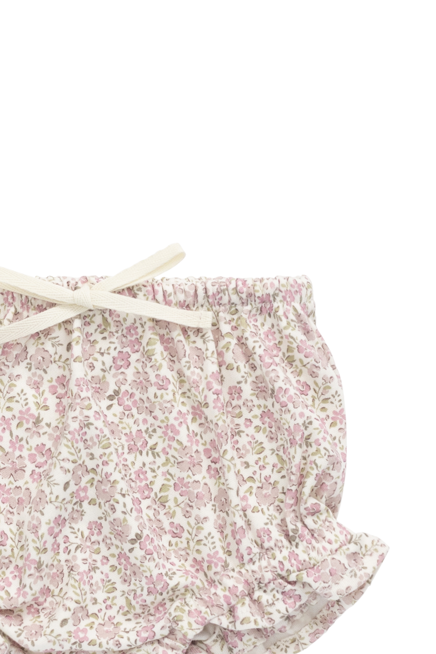 Organic Cotton Frill Bloomer - Tully Mauve Childrens Bloomer from Jamie Kay Australia