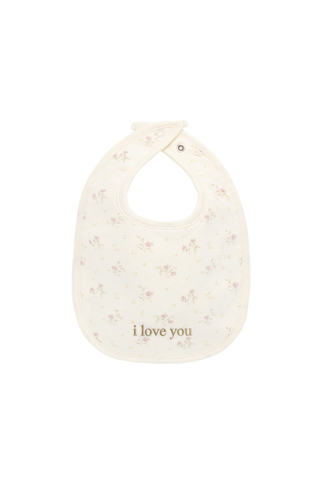 Organic Cotton Bib - Thelma Parchment Childrens Bib from Jamie Kay Australia