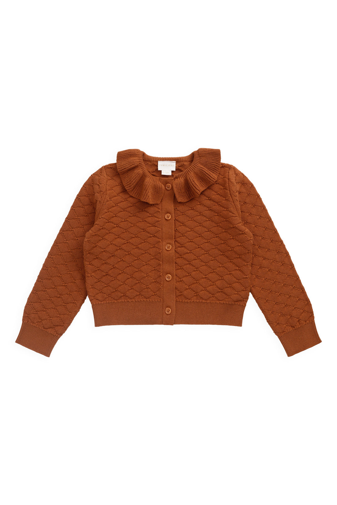 Alison Cardigan - Dusty Ginger Childrens Cardigan from Jamie Kay Australia