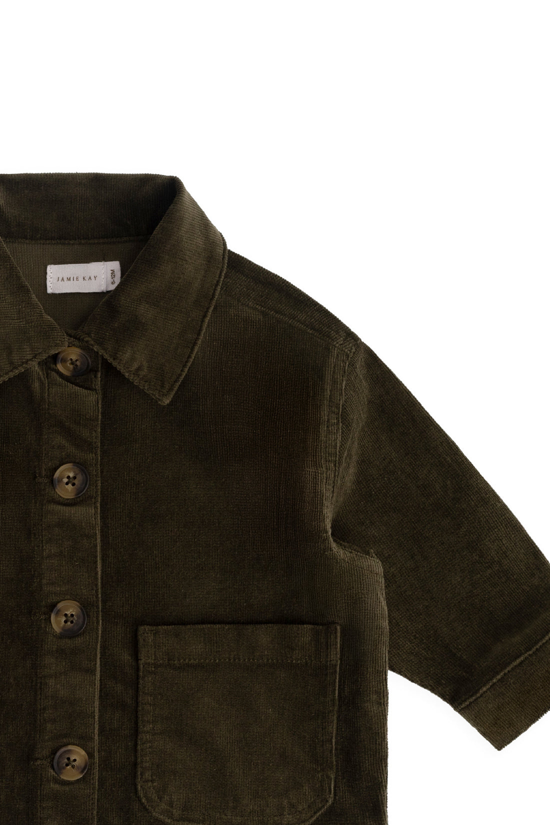 Alvin Jacket - Deep Olive Childrens Jacket from Jamie Kay Australia