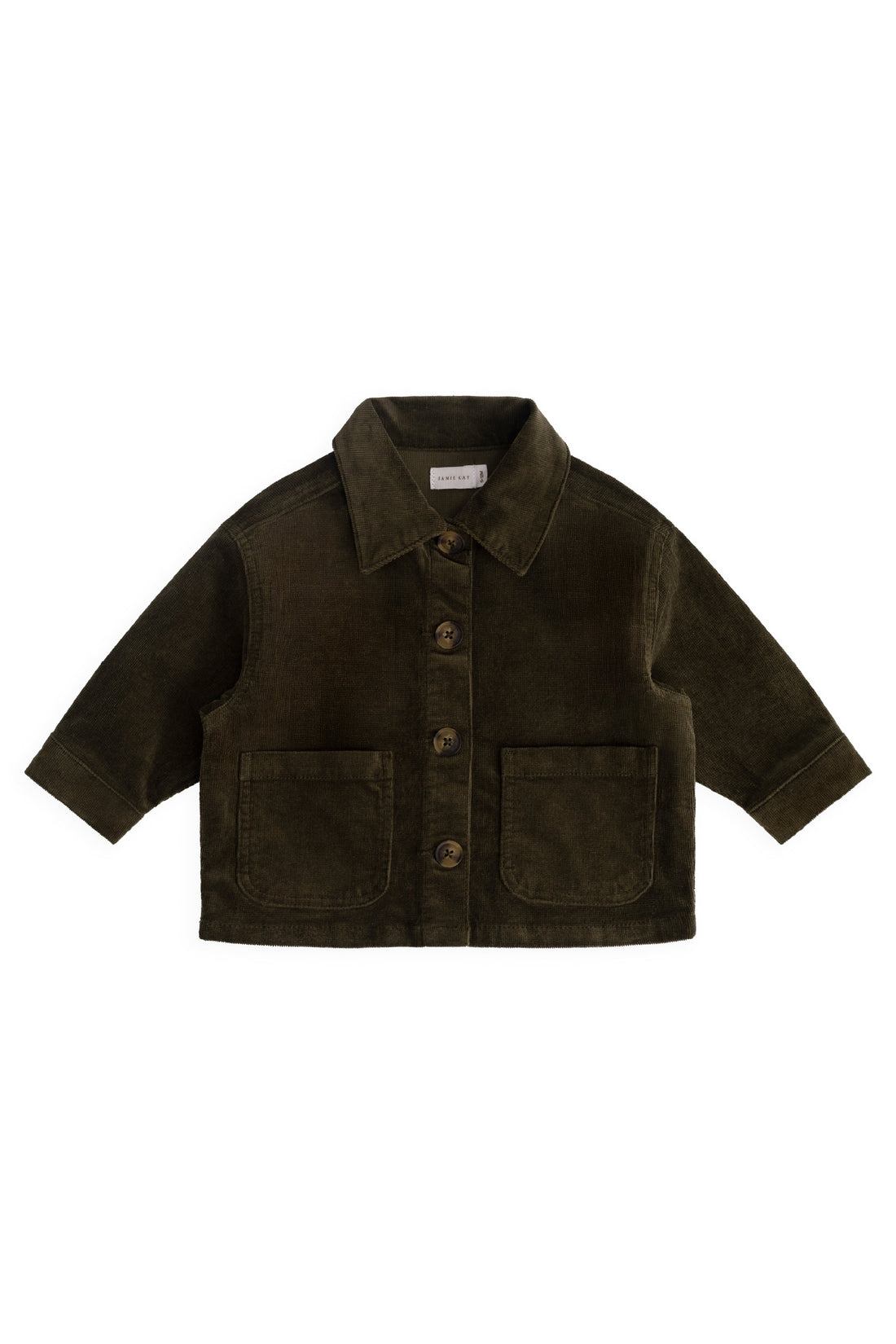 Alvin Jacket - Deep Olive Childrens Jacket from Jamie Kay Australia