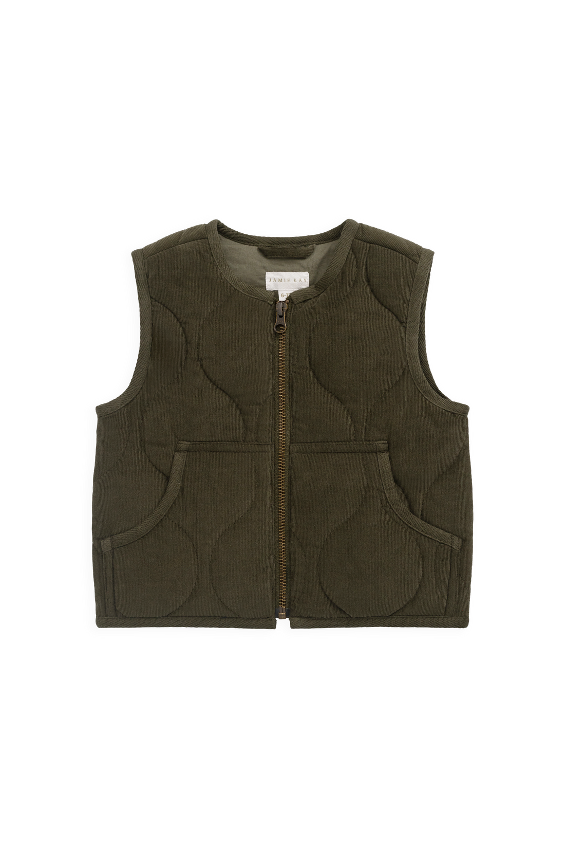 Conner Vest - Oregano Childrens Vest from Jamie Kay Australia