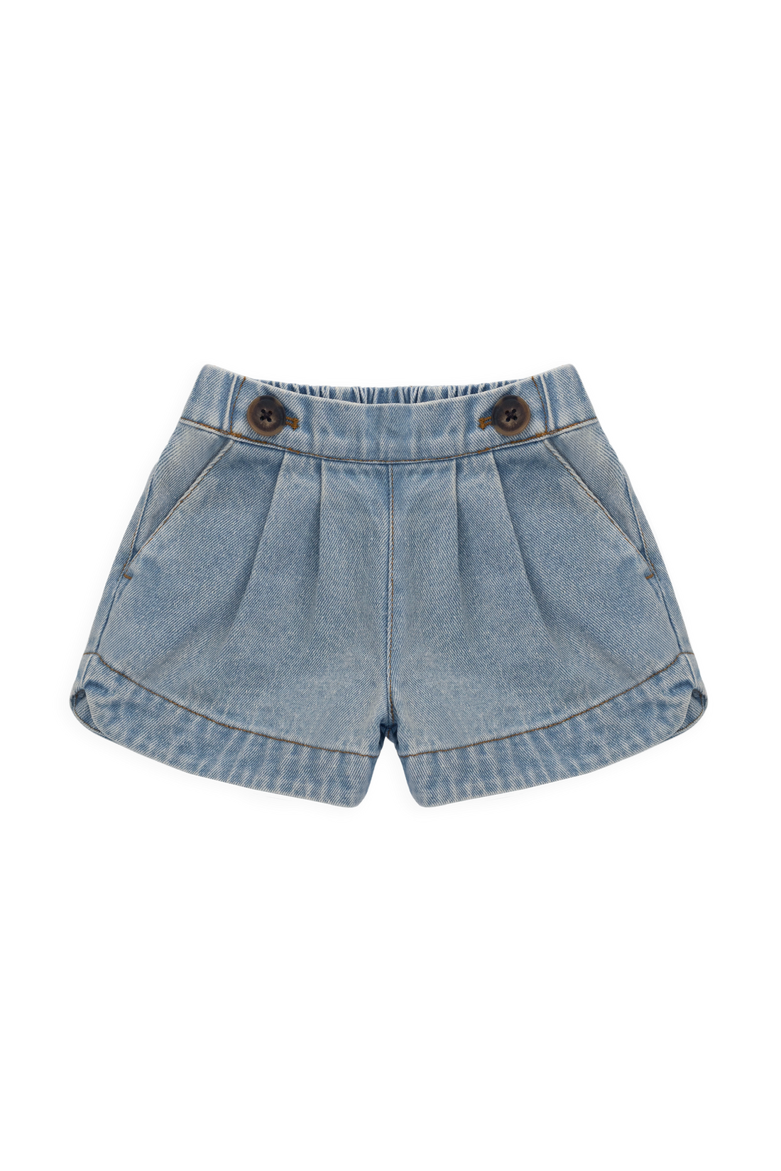 Jardine Short - Light Wash Childrens Shorts from Jamie Kay Australia