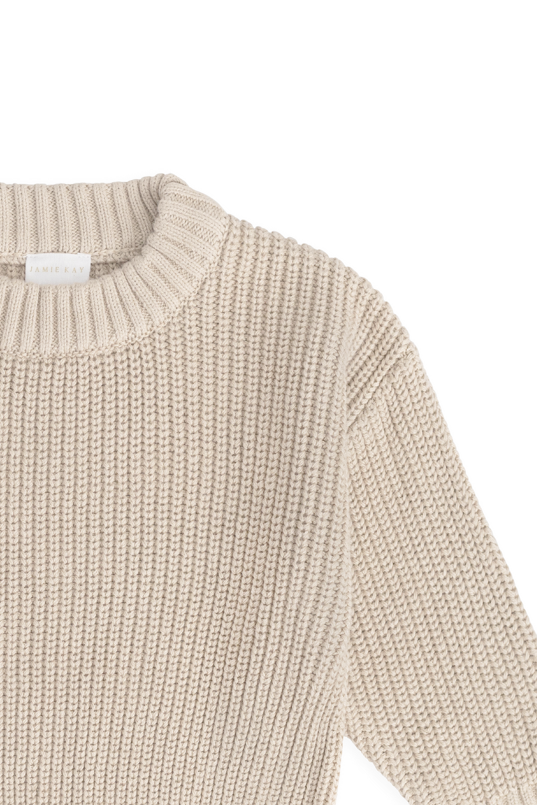 Johan Knit Jumper - Hessian Childrens Jumper from Jamie Kay Australia
