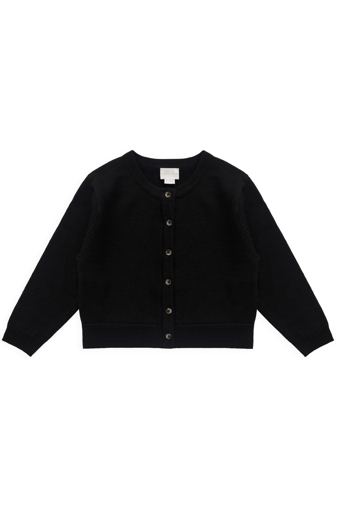 Merino Camille Cardigan - Black Childrens Cardigan from Jamie Kay Australia