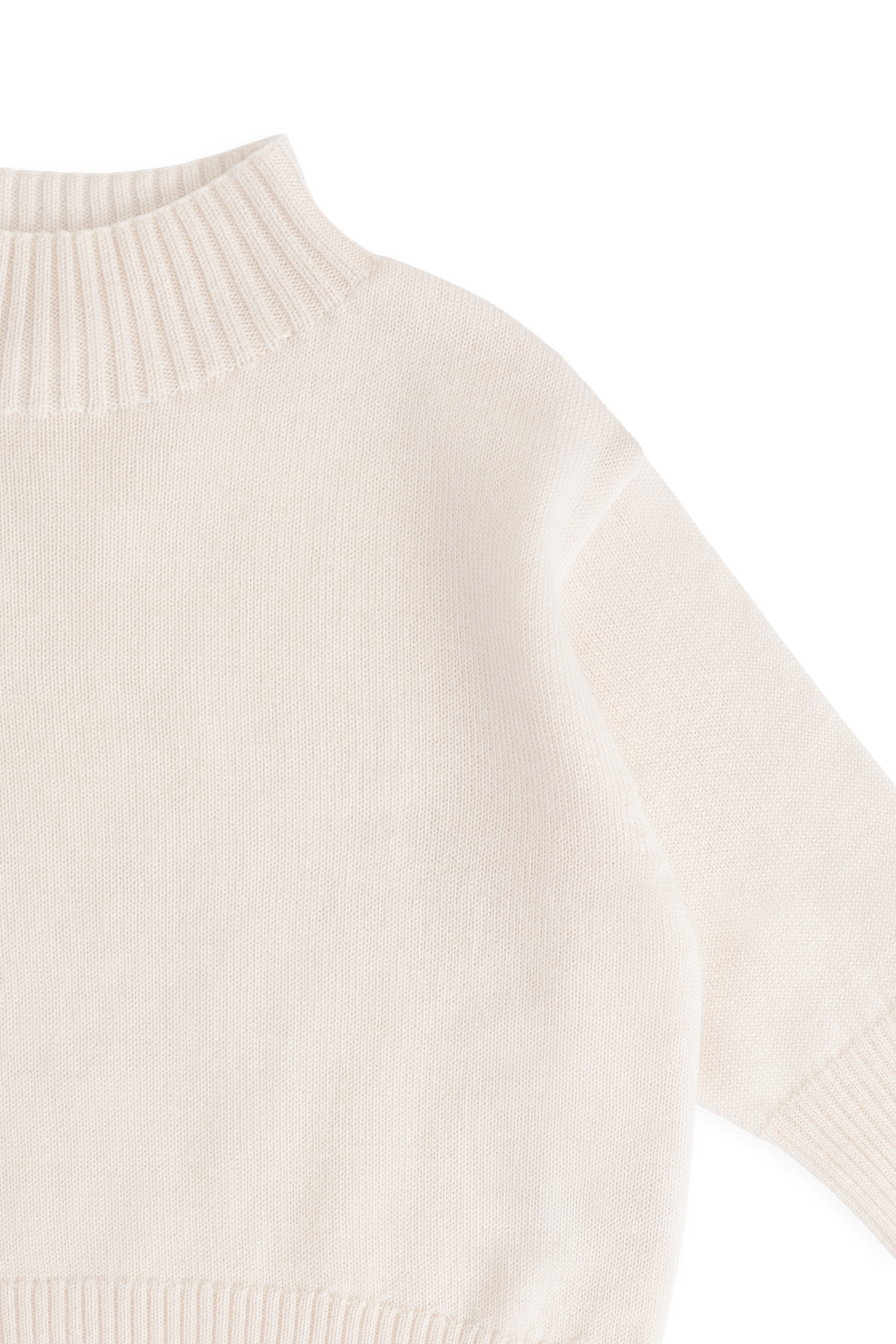 Merino Turtleneck Jumper - Ivory Childrens Jumper from Jamie Kay Australia