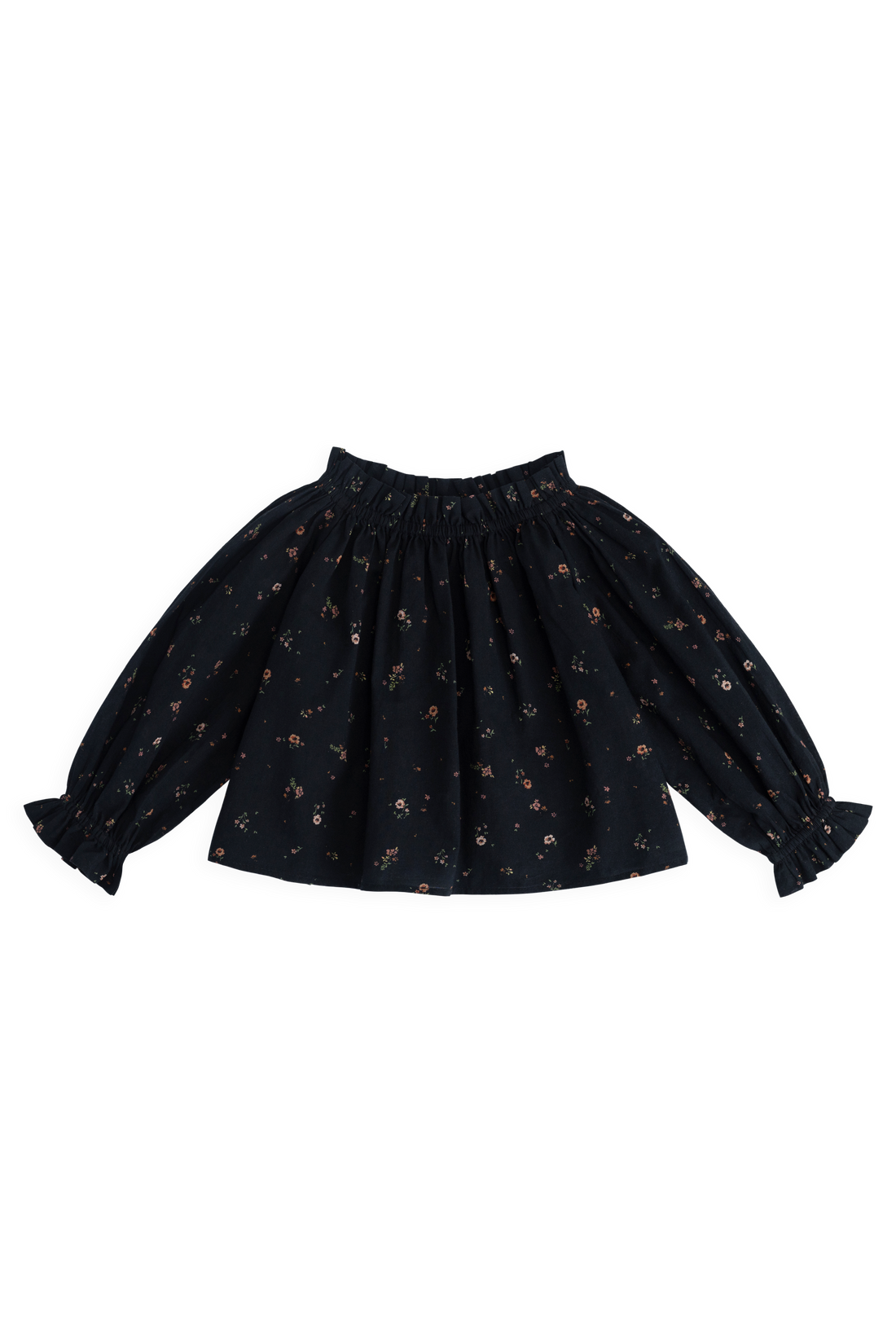 Organic Cotton Acacia Blouse - Eloise Navy Childrens Top from Jamie Kay Australia