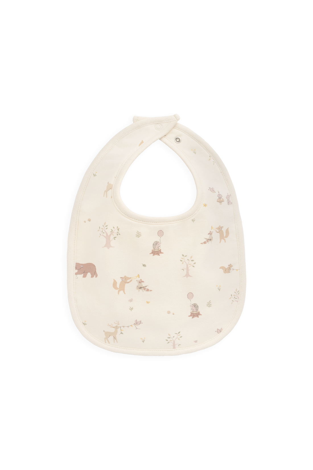 Organic Cotton Bib - Party Animals Childrens Bib from Jamie Kay Australia