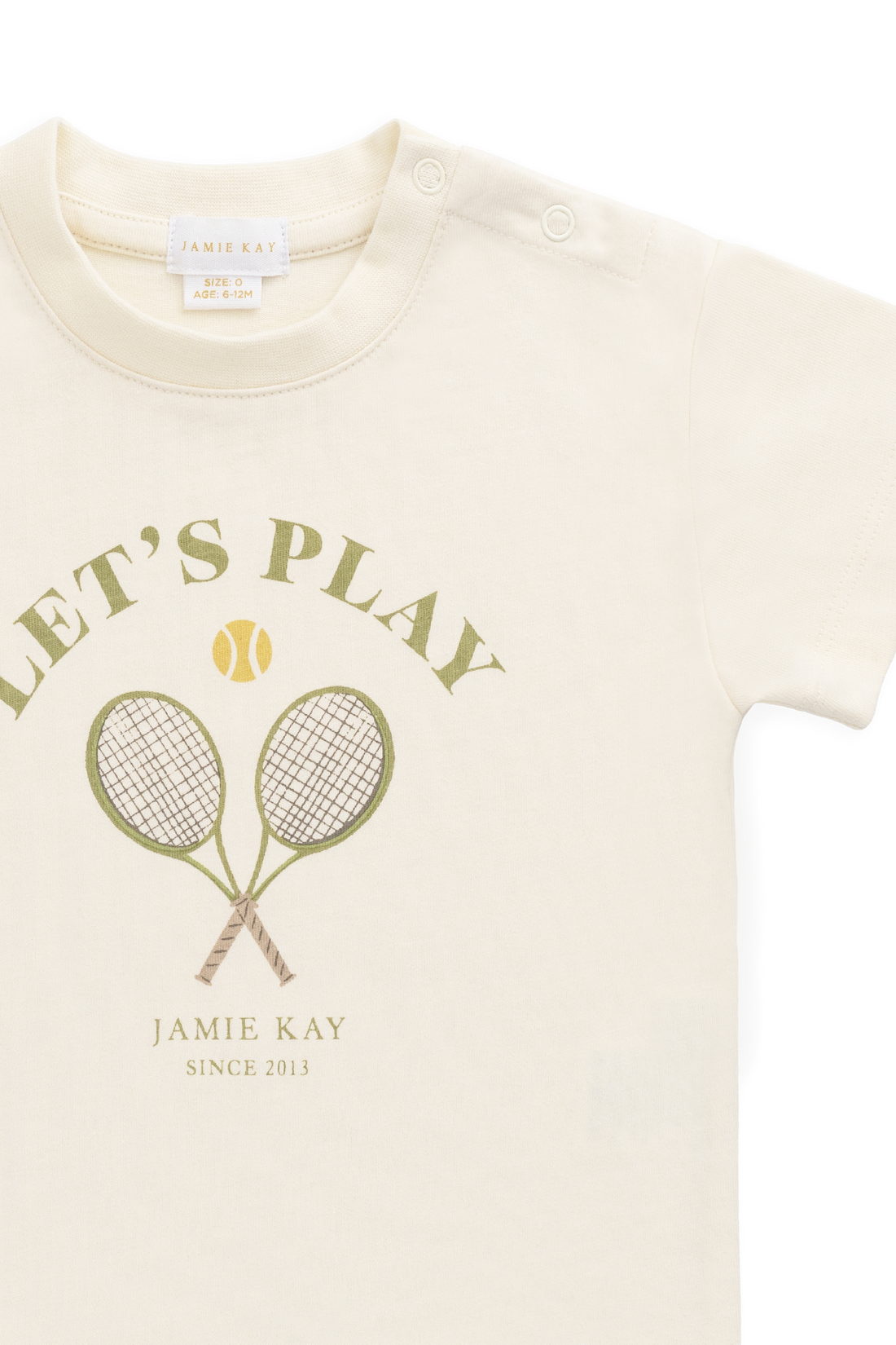Organic Cotton Bjorn Tee - Lets Play Tofu Childrens Top from Jamie Kay Australia