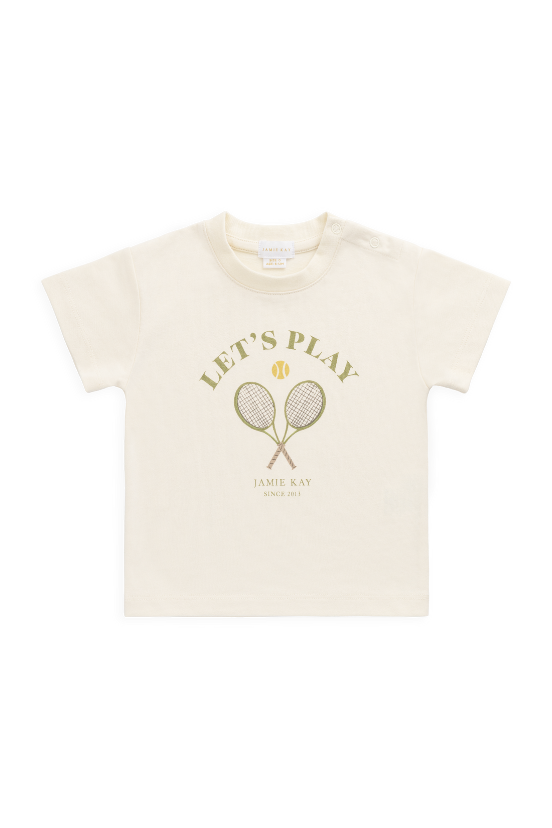 Organic Cotton Bjorn Tee - Lets Play Tofu Childrens Top from Jamie Kay Australia