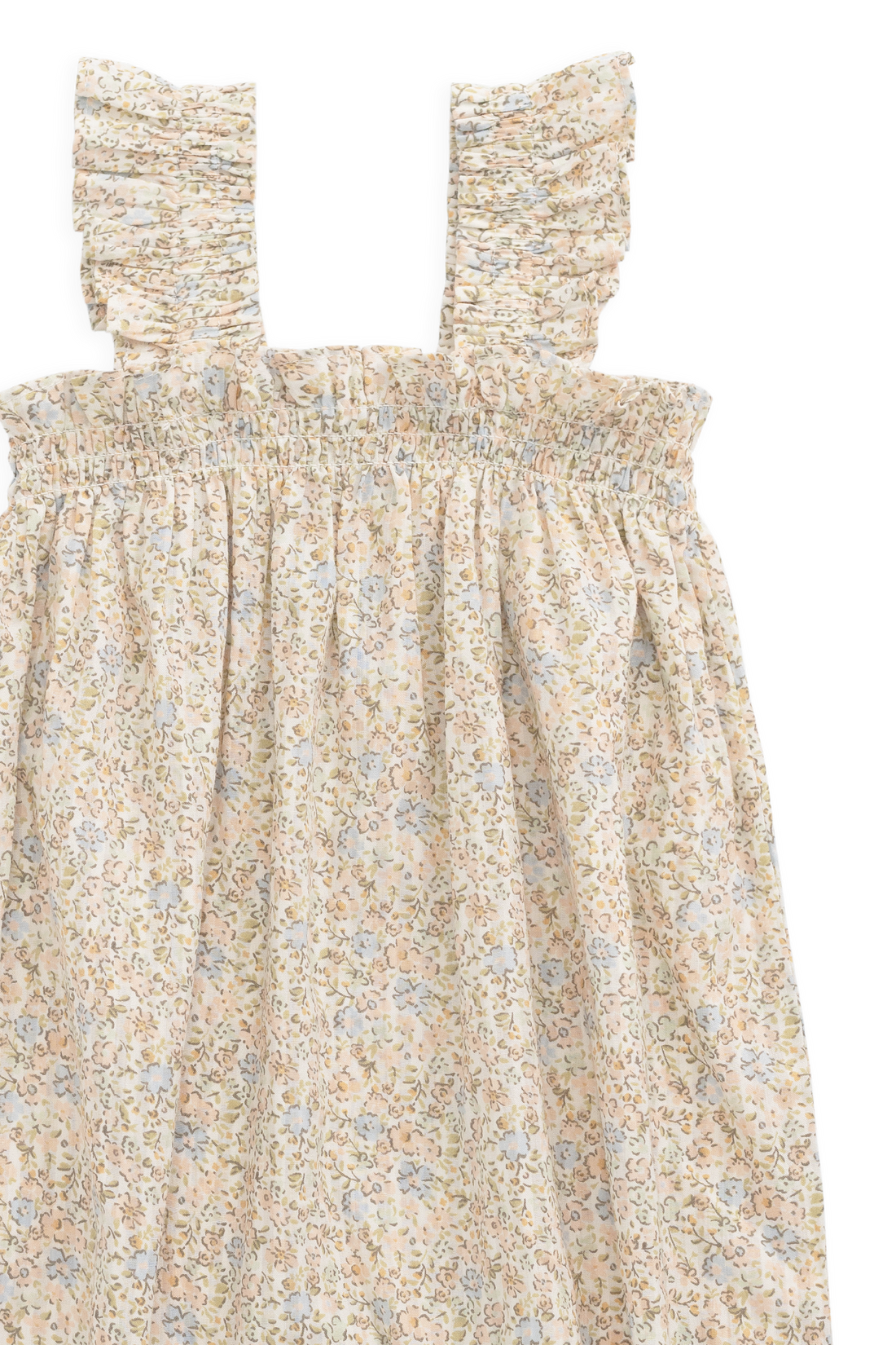 Organic Cotton Catalina Playsuit - Tully Peach Childrens Playsuit from Jamie Kay Australia