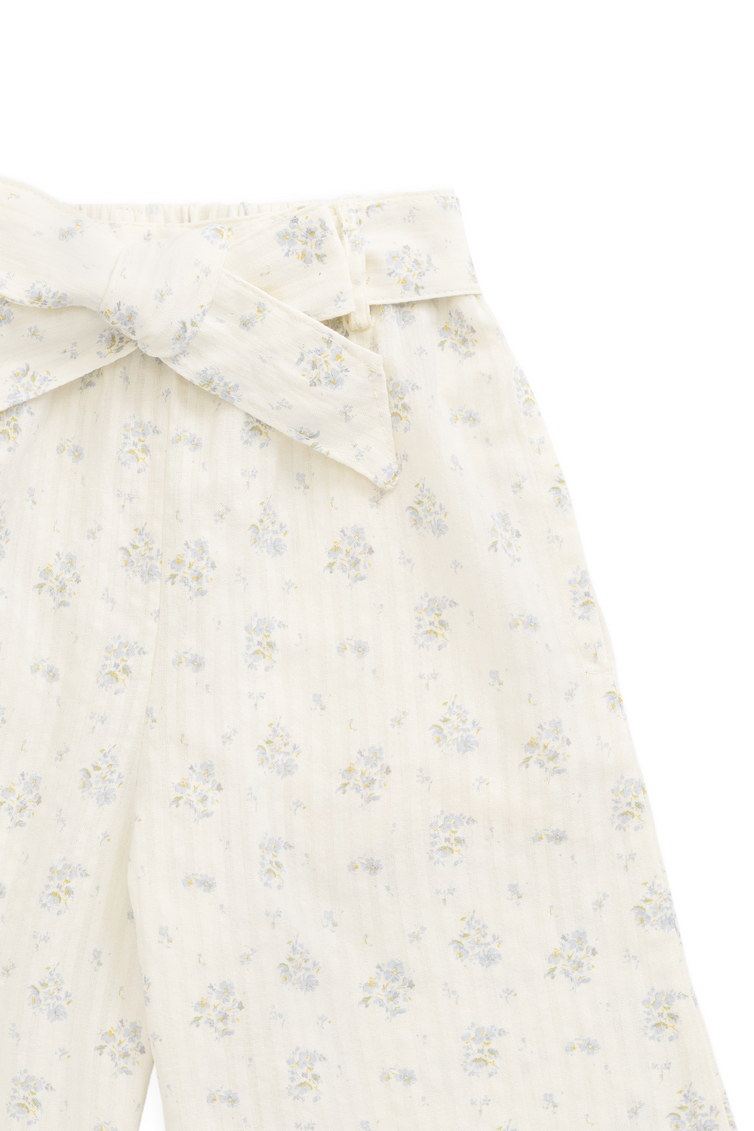 Organic Cotton Cosette Pant - Justine Vanilla Sky Childrens Pants from Jamie Kay Australia
