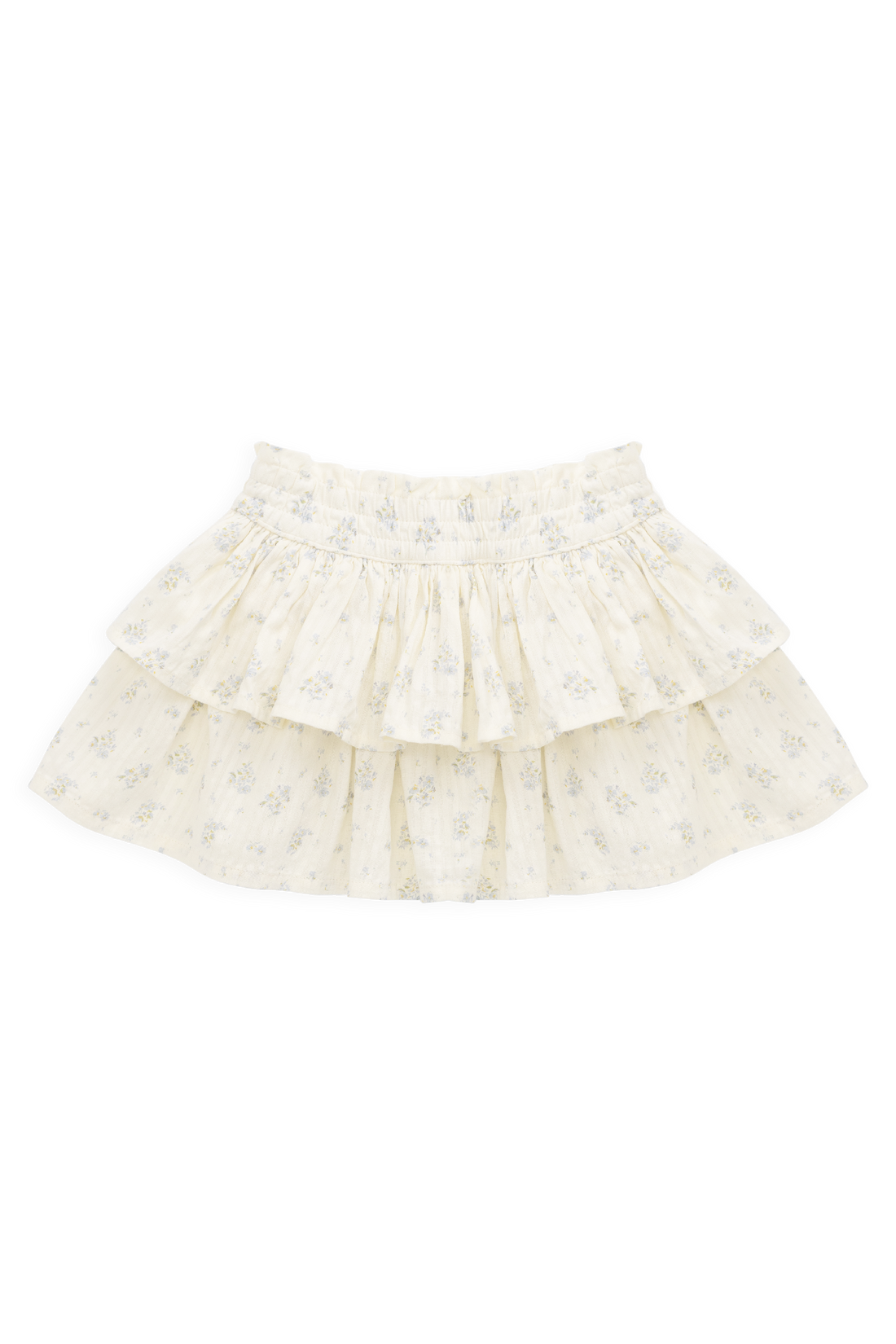 Organic Cotton Cosette Skirt - Justine Vanilla Sky Childrens Skirt from Jamie Kay Australia