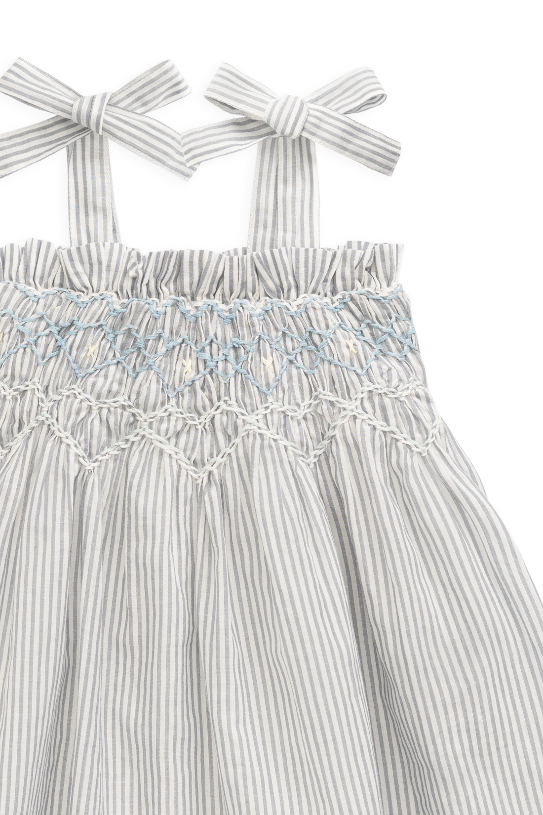 Organic Cotton Desiree Dress - Harbour Stripe Childrens Dress from Jamie Kay Australia