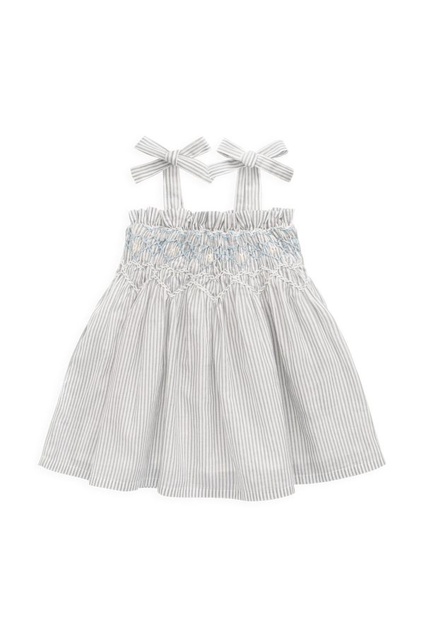 Organic Cotton Desiree Dress - Harbour Stripe Childrens Dress from Jamie Kay Australia