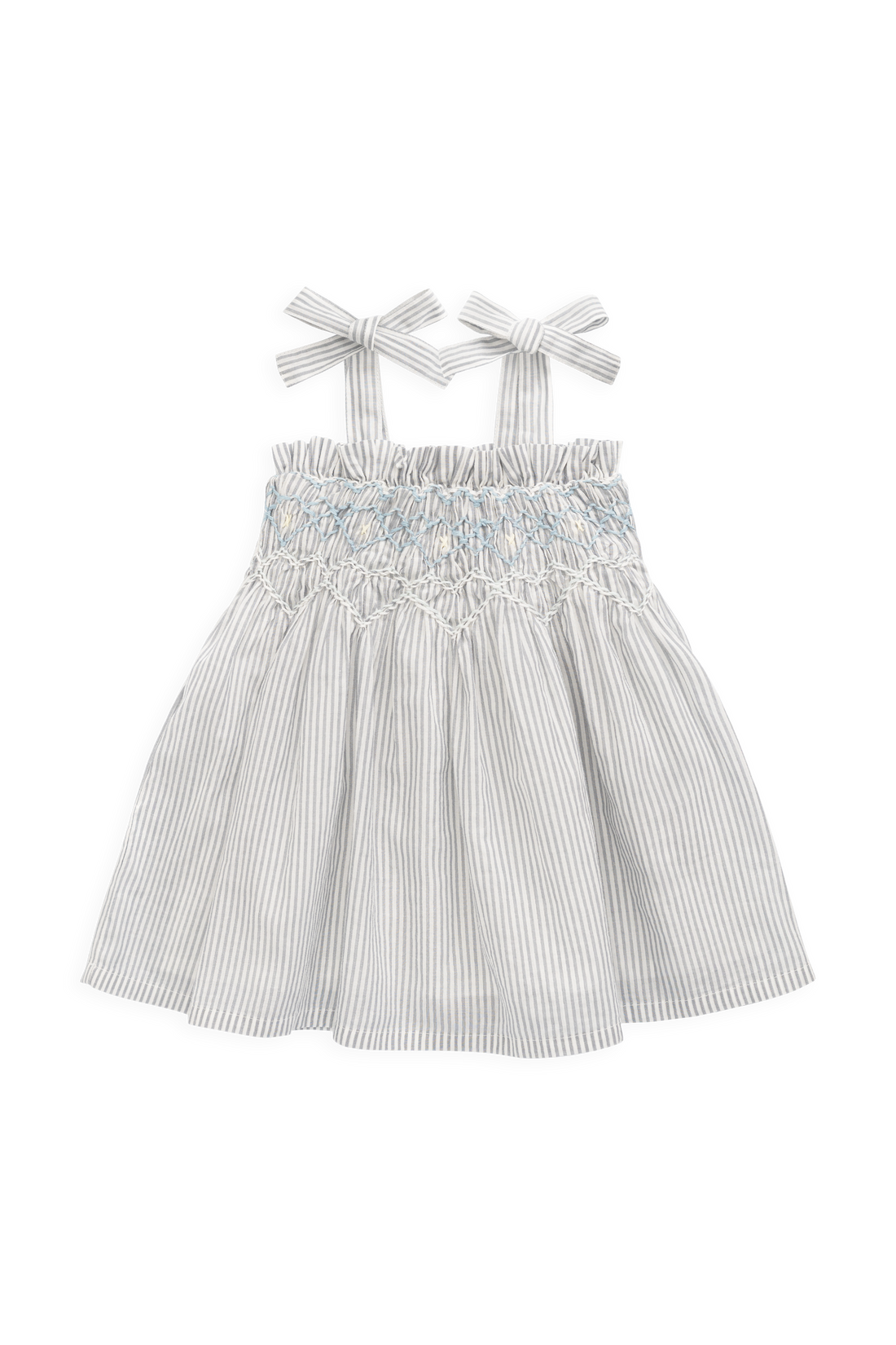 Organic Cotton Desiree Dress - Harbour Stripe Childrens Dress from Jamie Kay Australia