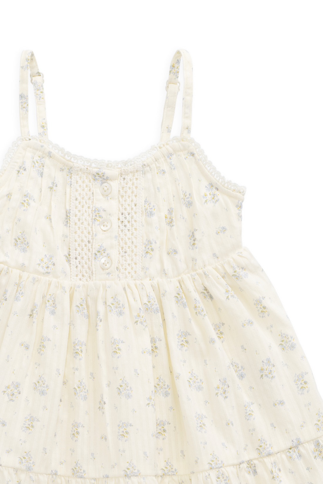 Organic Cotton Elka Dress - Justine Vanilla Sky Childrens Dress from Jamie Kay Australia