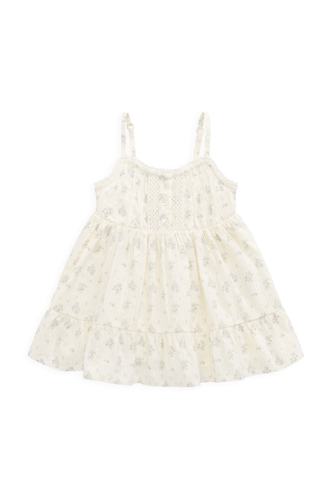 Organic Cotton Elka Dress - Justine Vanilla Sky Childrens Dress from Jamie Kay Australia