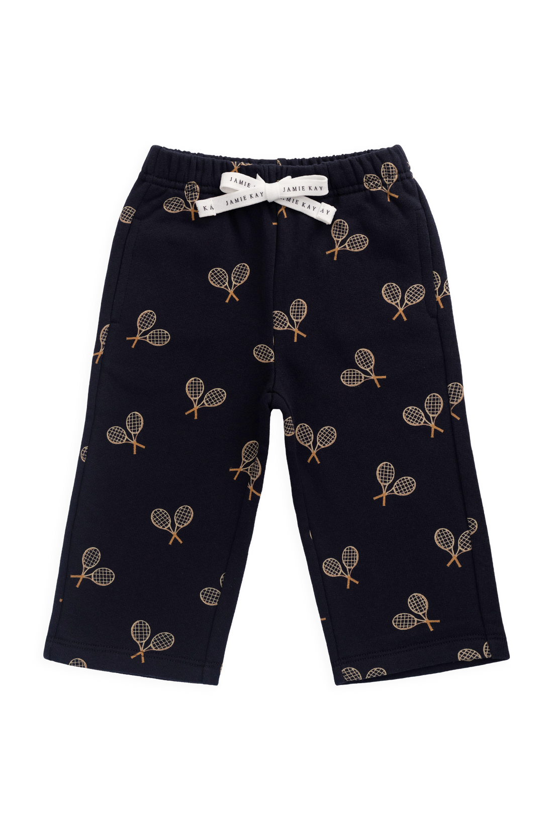 Organic Cotton Floyd Track Pant - Racquet Navy Childrens Pants from Jamie Kay Australia