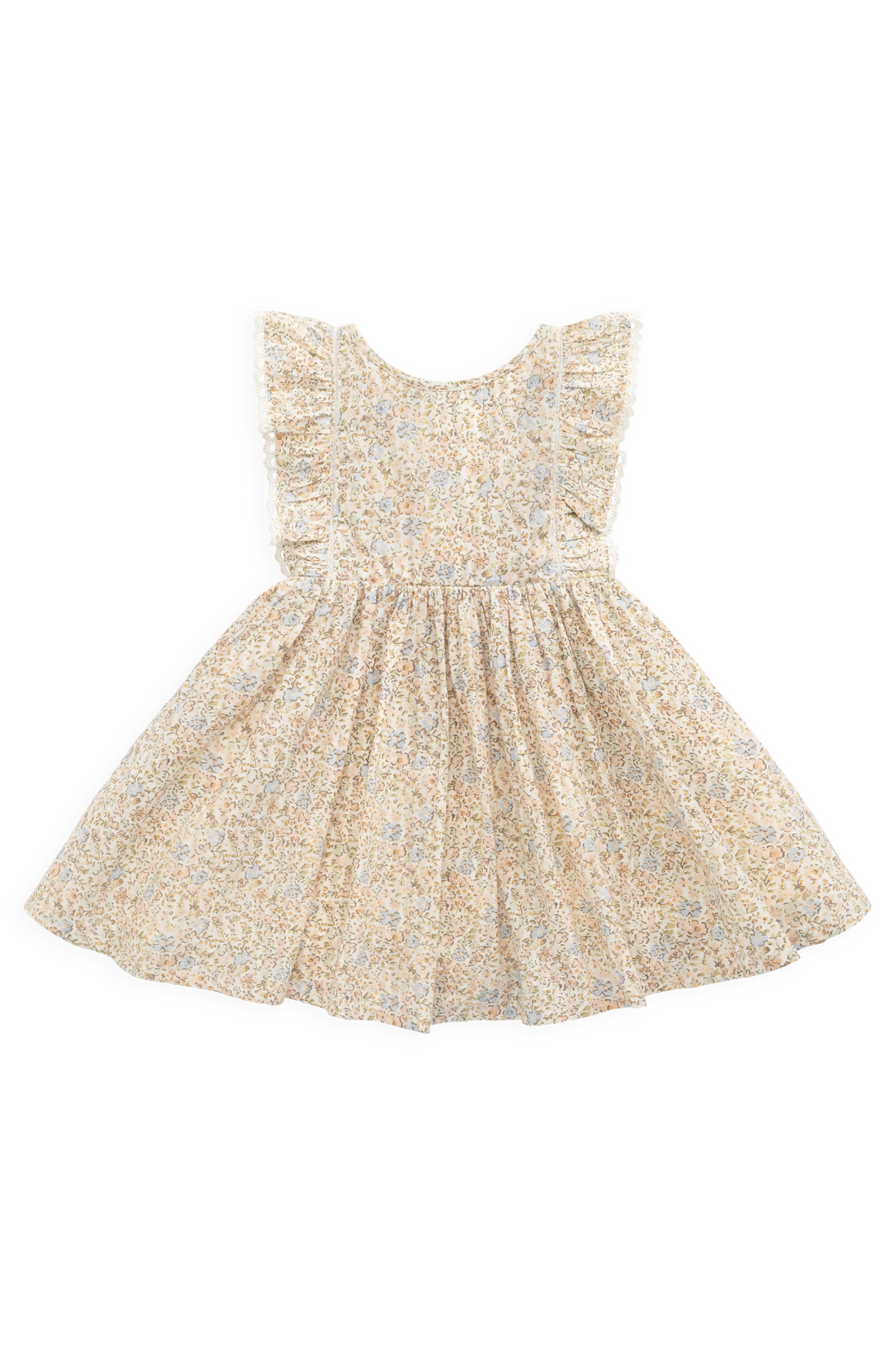 Organic Cotton Helene Dress - Tully Peach Childrens Dress from Jamie Kay Australia