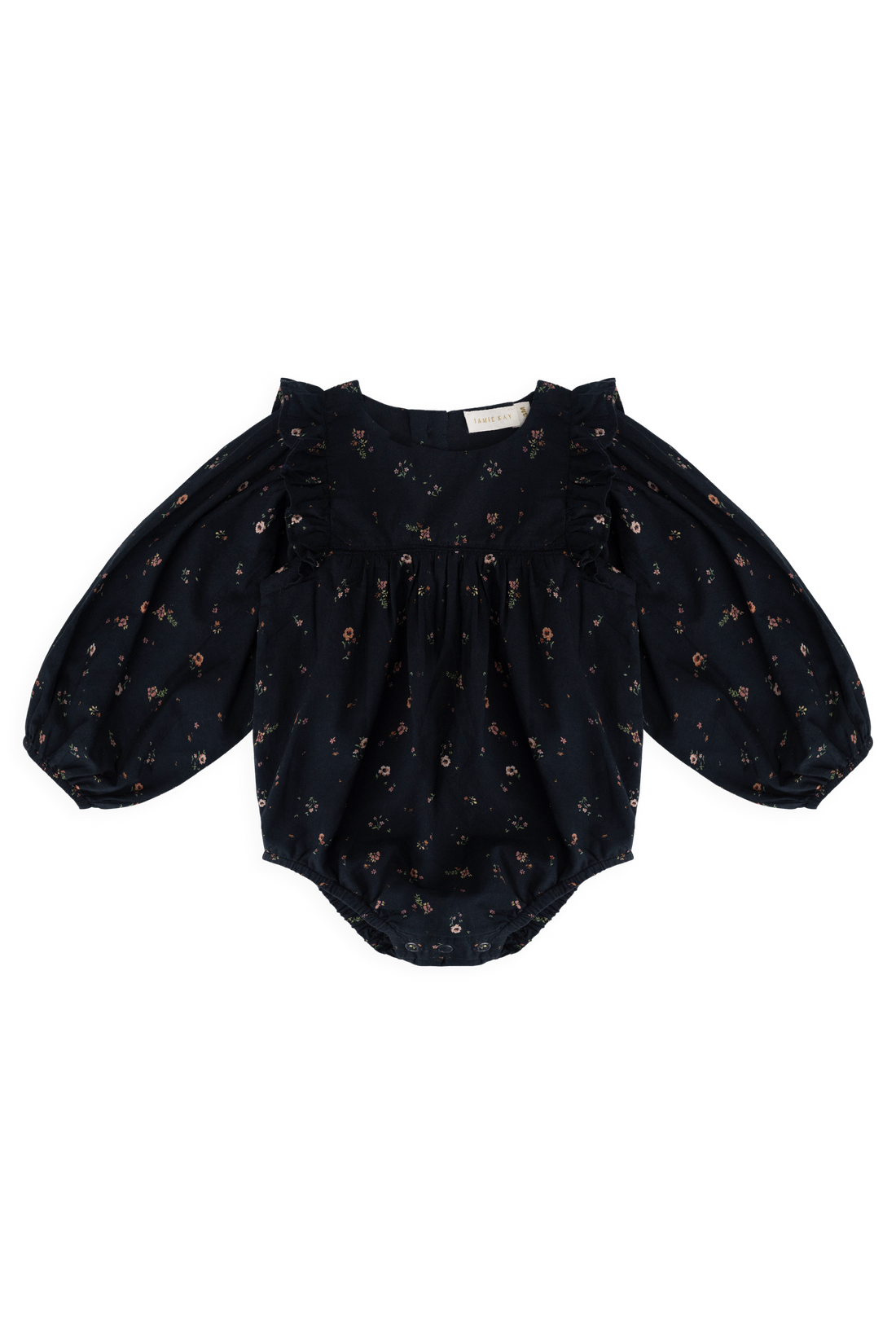 Organic Cotton Kaianna Playsuit - Eloise Navy Childrens Playsuit from Jamie Kay Australia