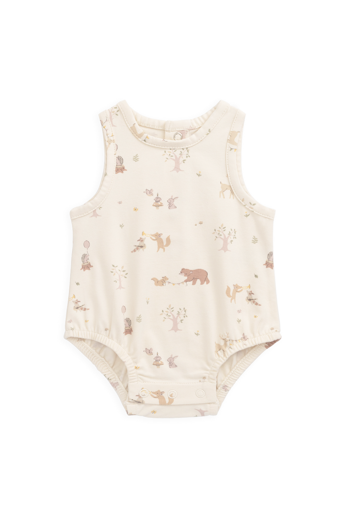 Organic Cotton Lionel Playsuit - Party Animals Childrens Playsuit from Jamie Kay Australia