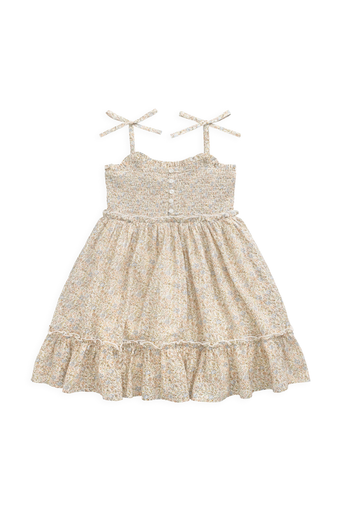 Organic Cotton Maude Dress - Tully Peach Childrens Dress from Jamie Kay Australia