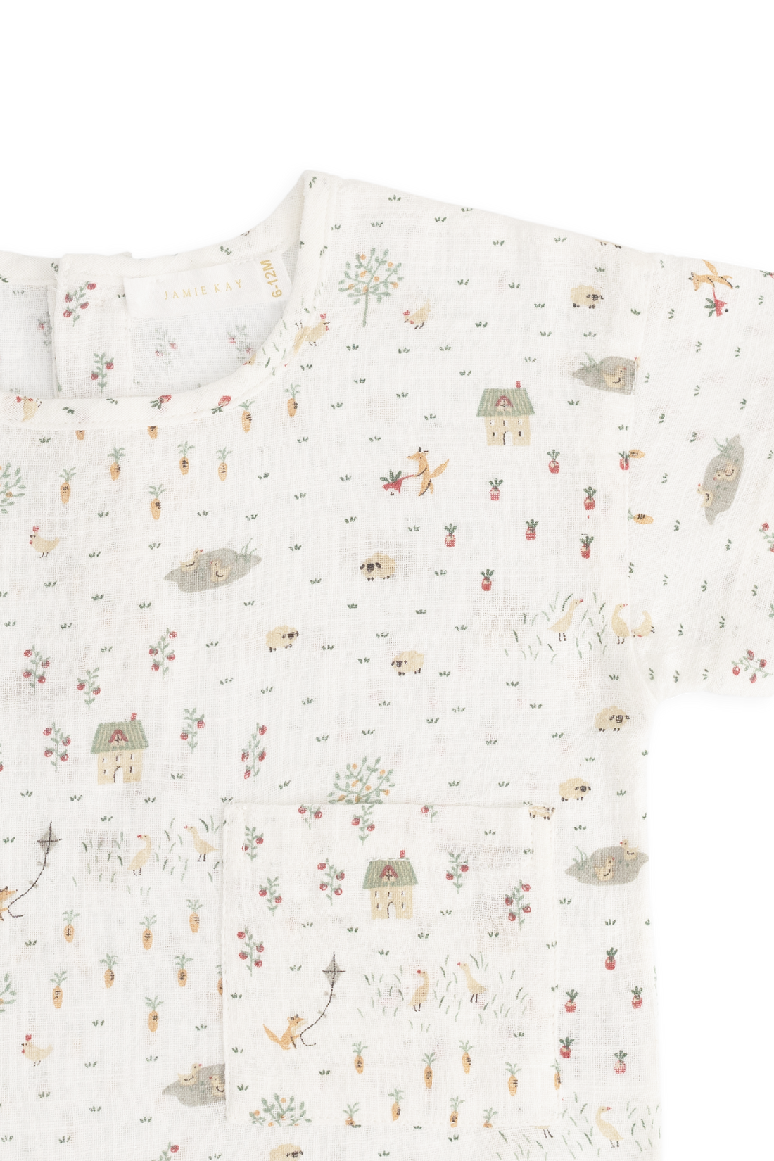 Organic Cotton Wilder Top - Countryside Life Tofu Childrens Top from Jamie Kay Australia