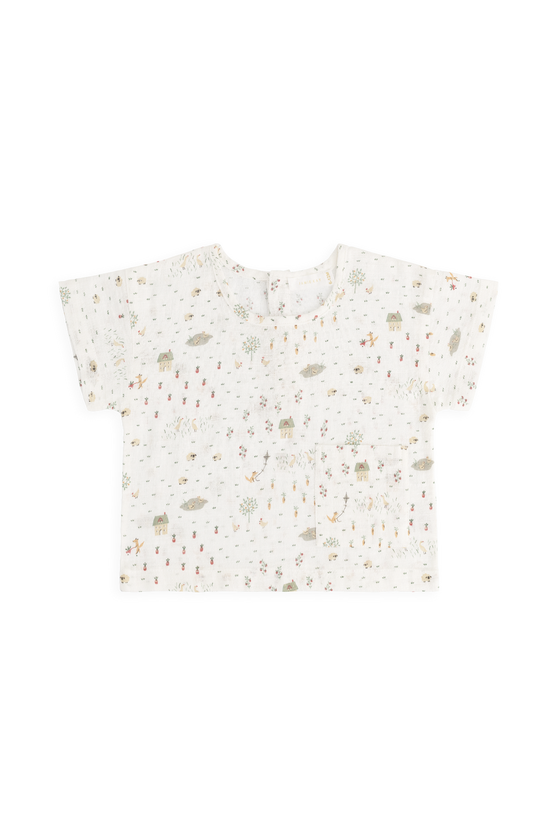Organic Cotton Wilder Top - Countryside Life Tofu Childrens Top from Jamie Kay Australia